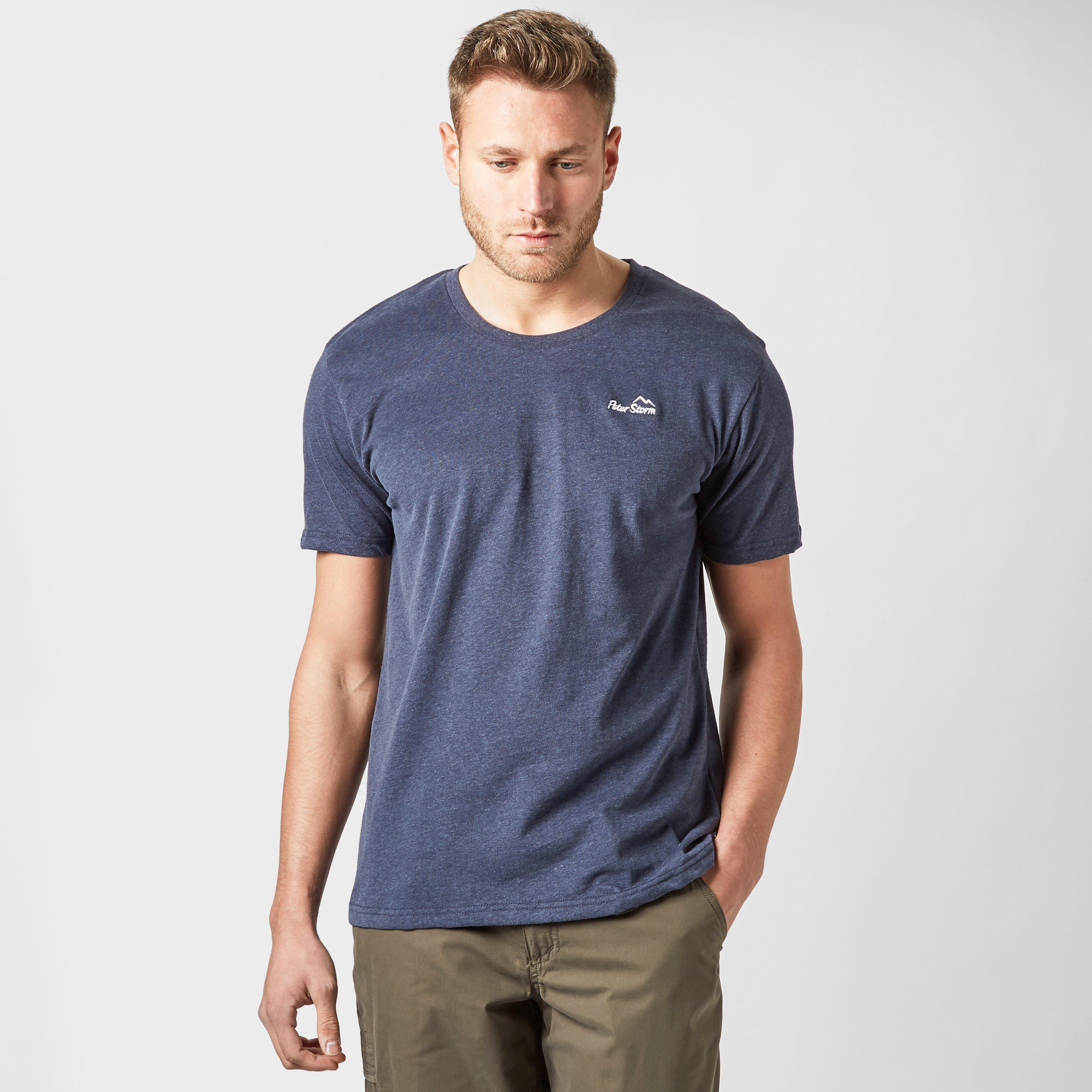 Peter Storm Mens Heritage Ii T-shirt  Navy