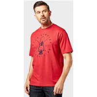 Peter Storm Mens Wild Camping Tee  Red