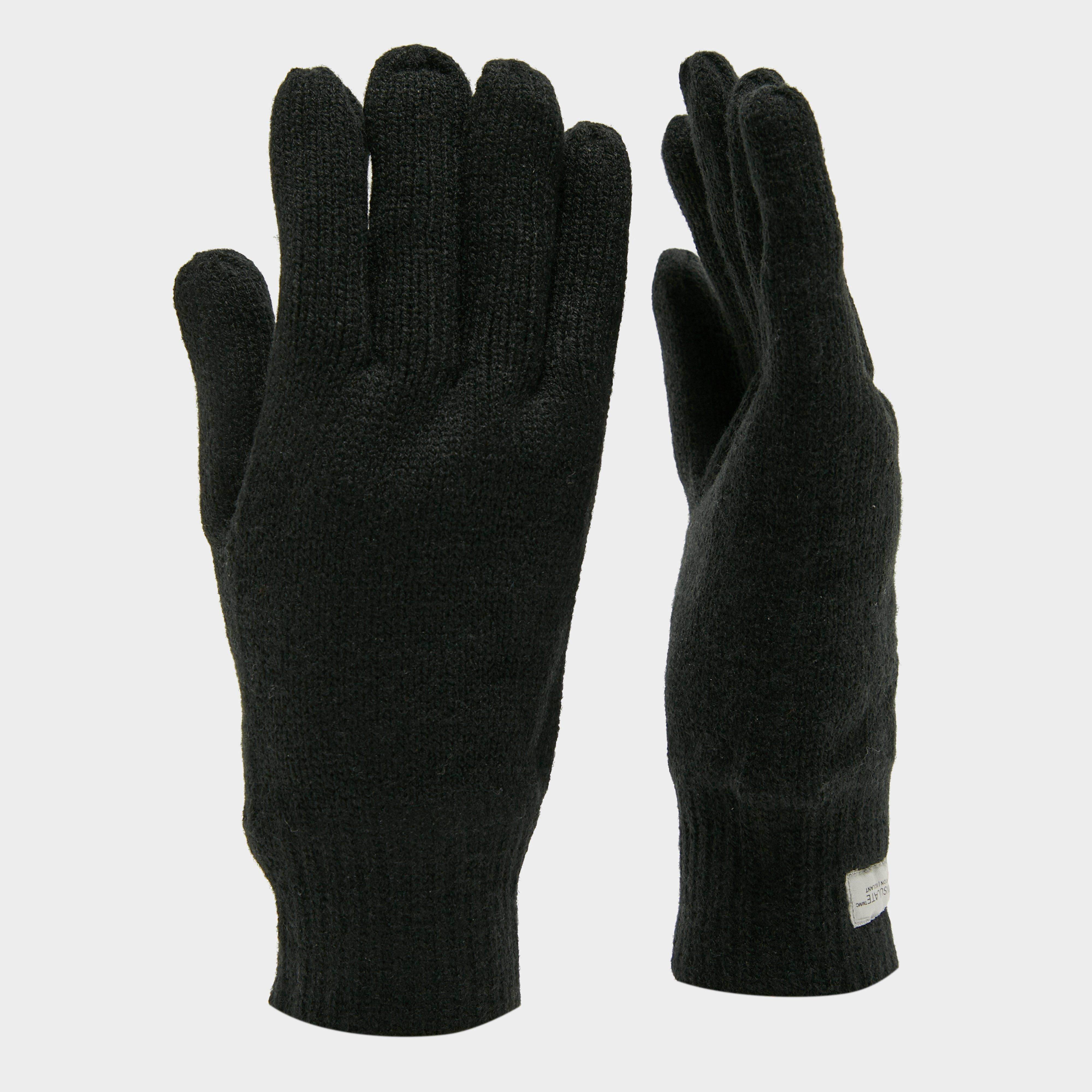 Peter Storm Thinsulate Knit Fleece Gloves  Black