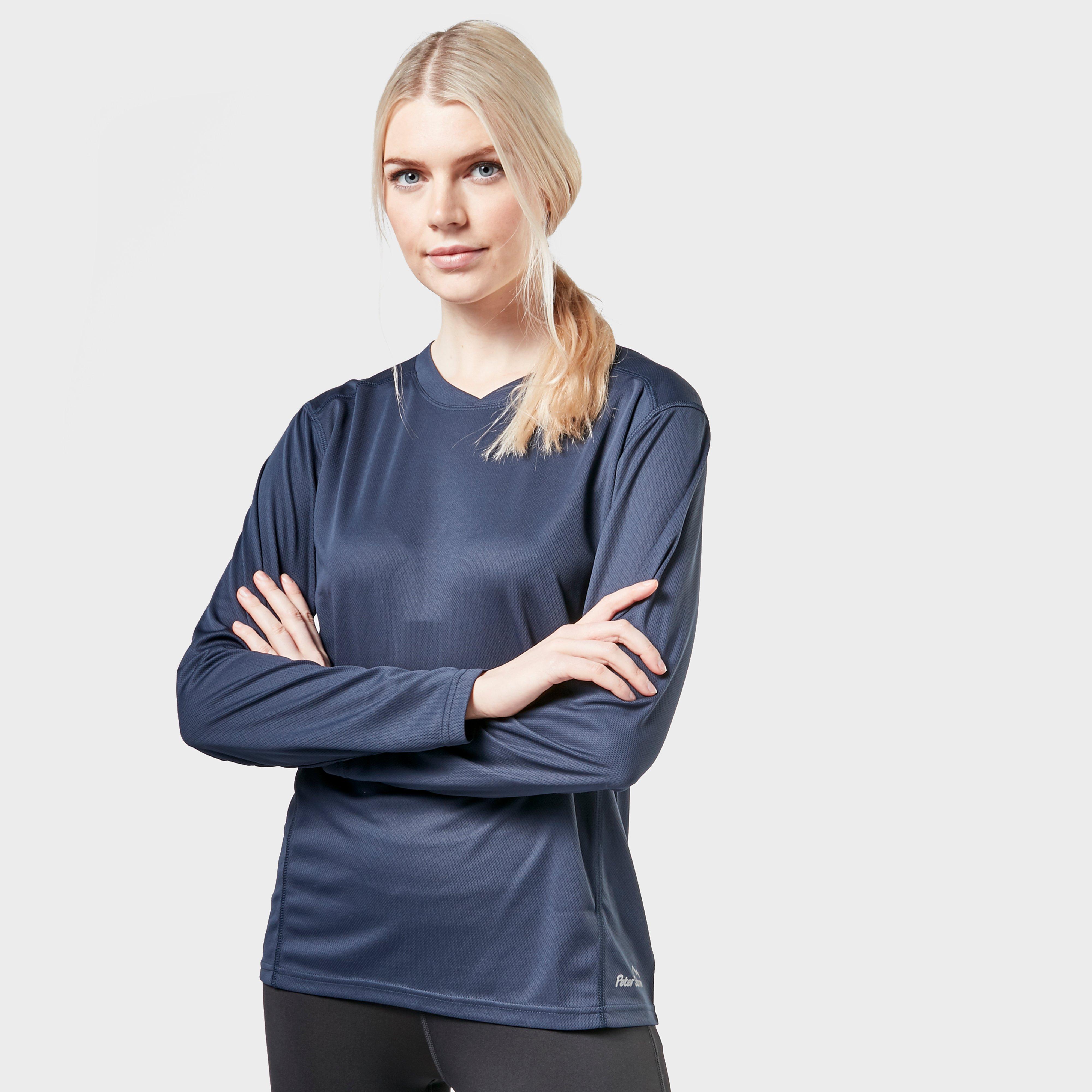 Peter Storm Womens Balance Long Sleeve T-shirt  Navy