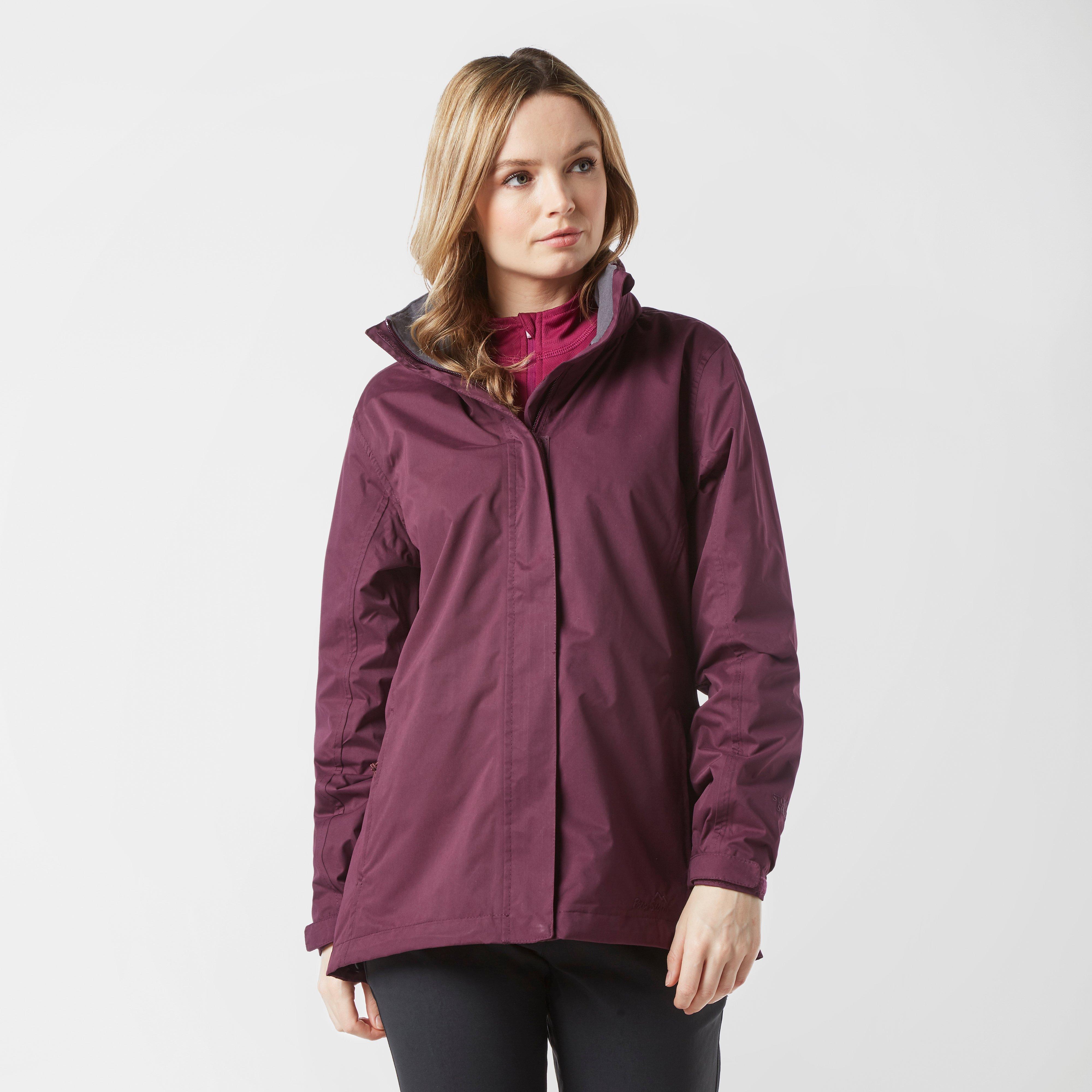 Peter Storm Womens Downpour Waterproof Jacket  Purple