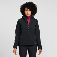 Peter Storm Womens Hooded Softshell Jacket  Black