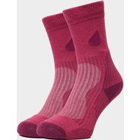 Peter Storm Womens Lightweight Outdoor Socks - 2 Pair Pack  Pink