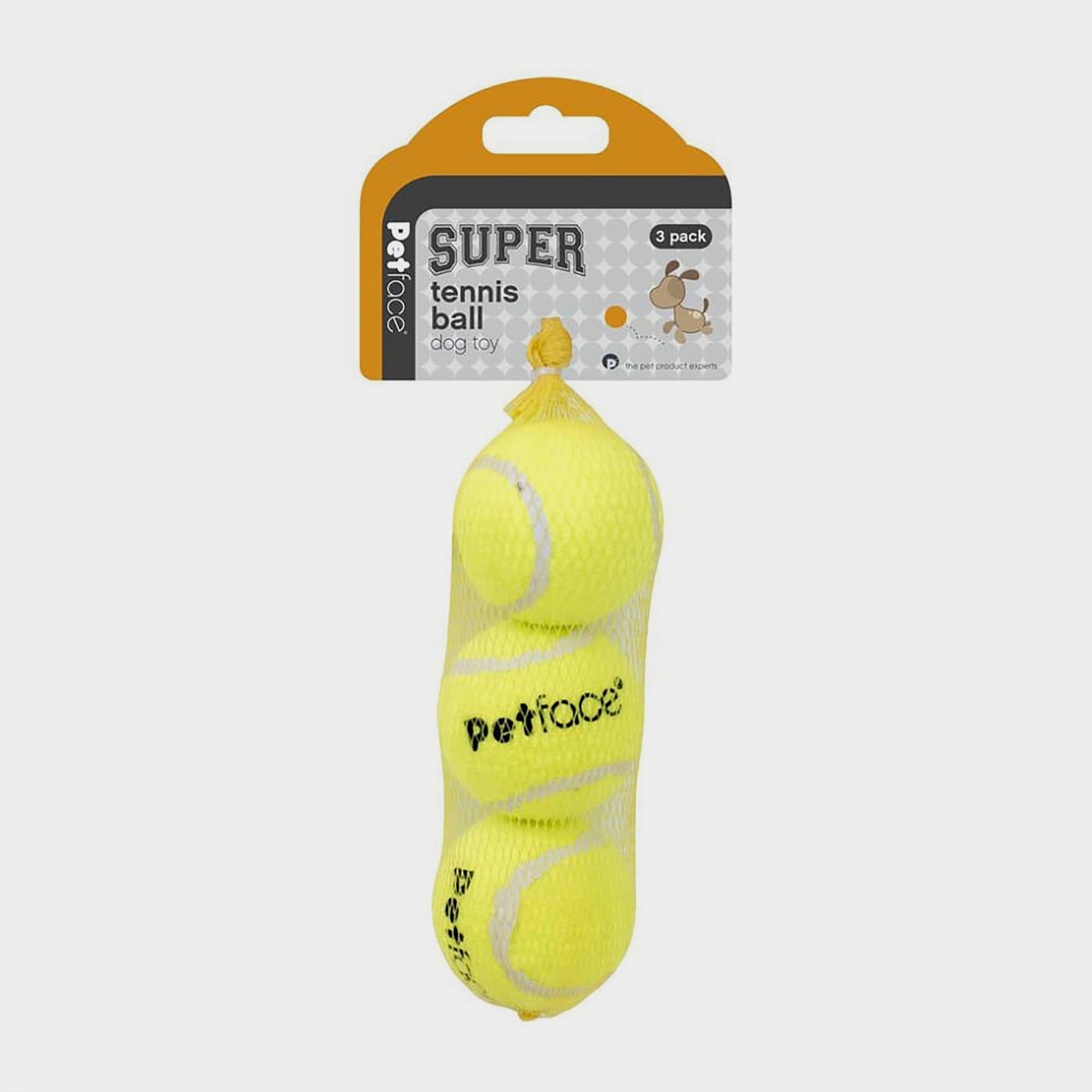 Petface Super Tennis Balls - 3 Pack  Green