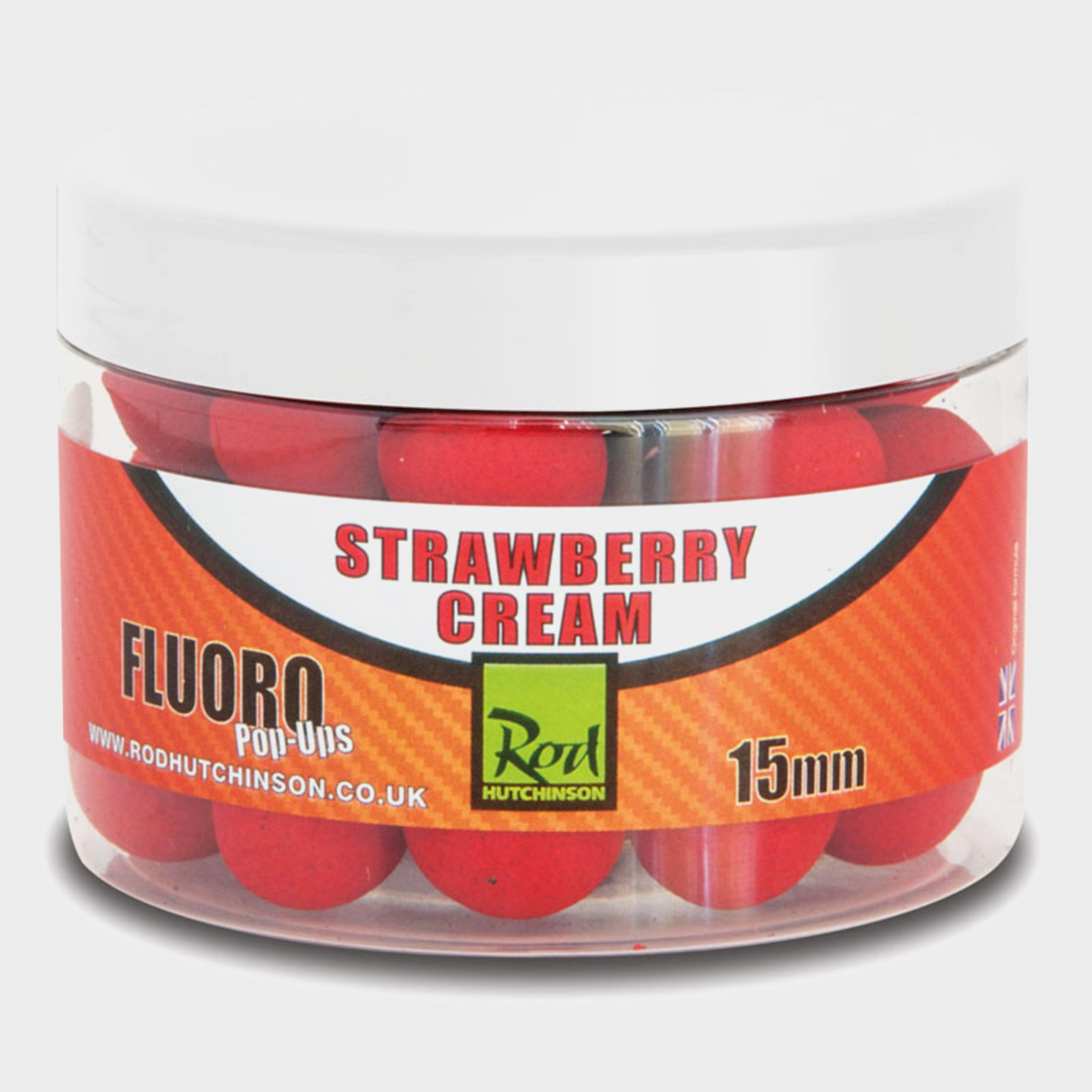 R Hutchinson Fluoro Pop Ups 15mm  Strawberry Cream  Red