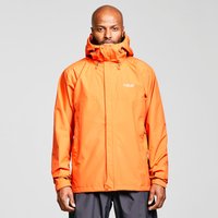 Rab Mens Downpour Eco Waterproof Jacket  Orange