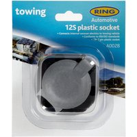 Ring 12s 7 Pin Plastic Socket (a0028)  Black