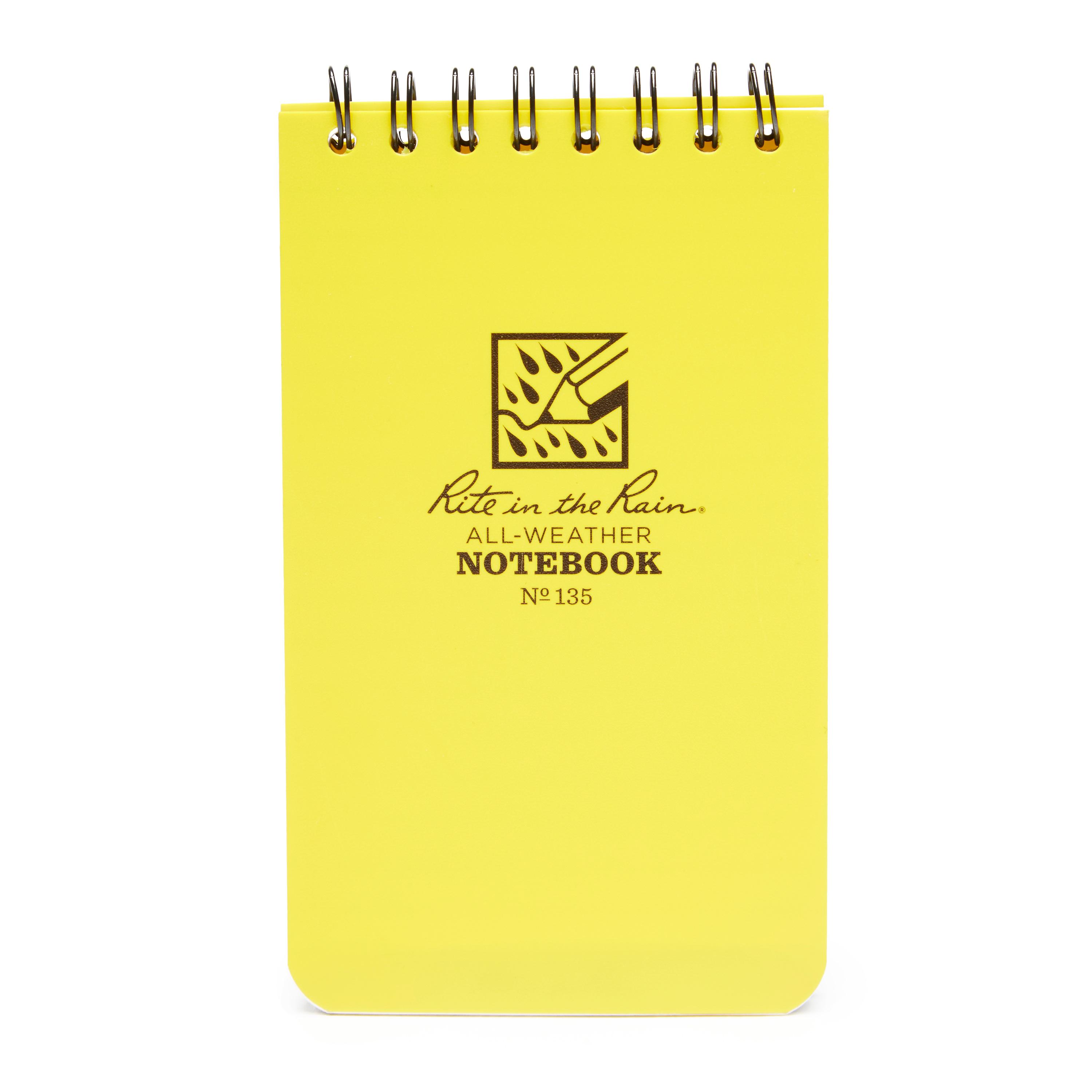 Rite Waterproof 3 X 5 Notepad  Yellow