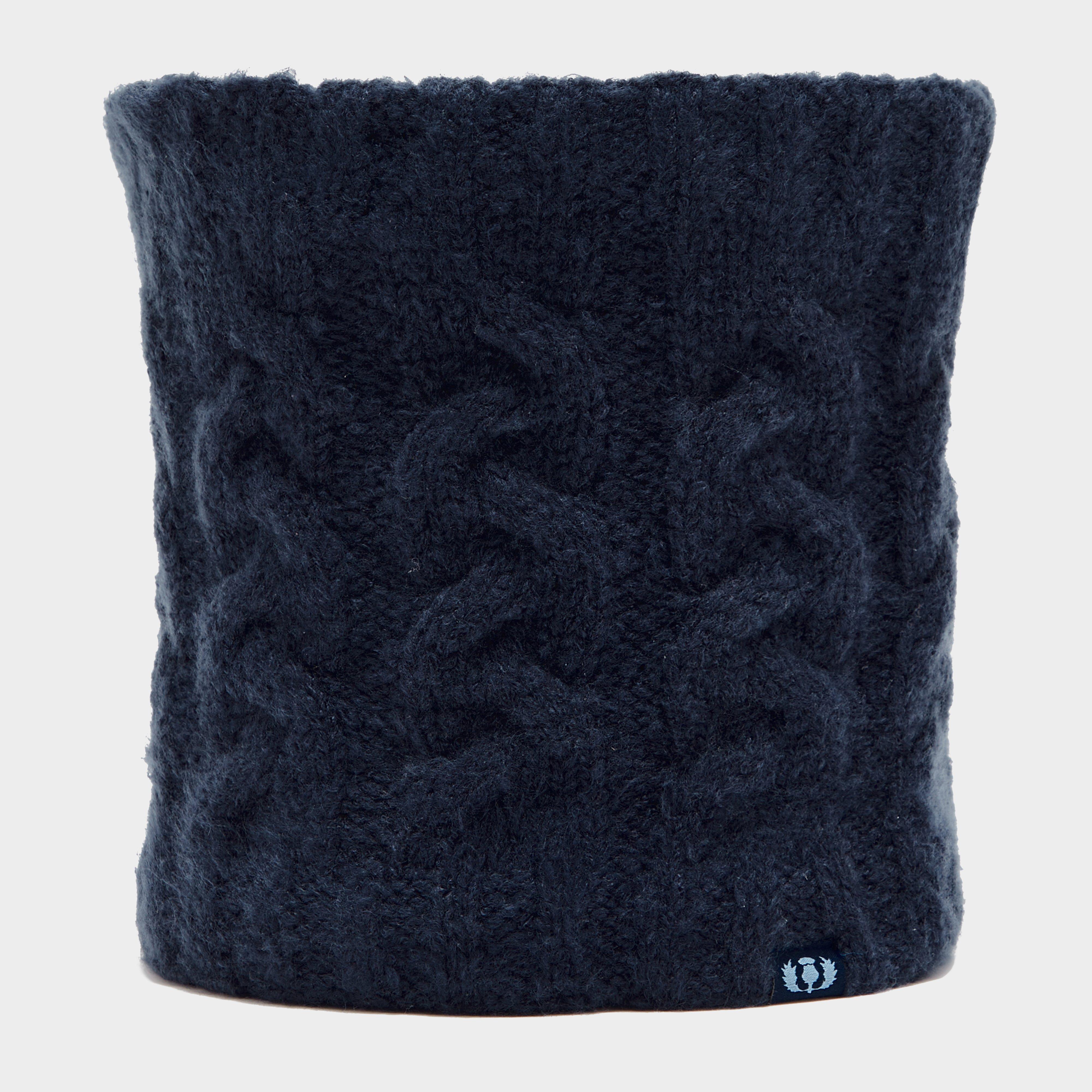 Royal Scot Adults Knitted Snood In Dark Blue  Navy