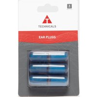 Technicals Memory Foam Ear Plugs 3 Pack  Multi Coloured