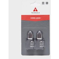 Technicals Set Of 2 Combination Locks  Grey