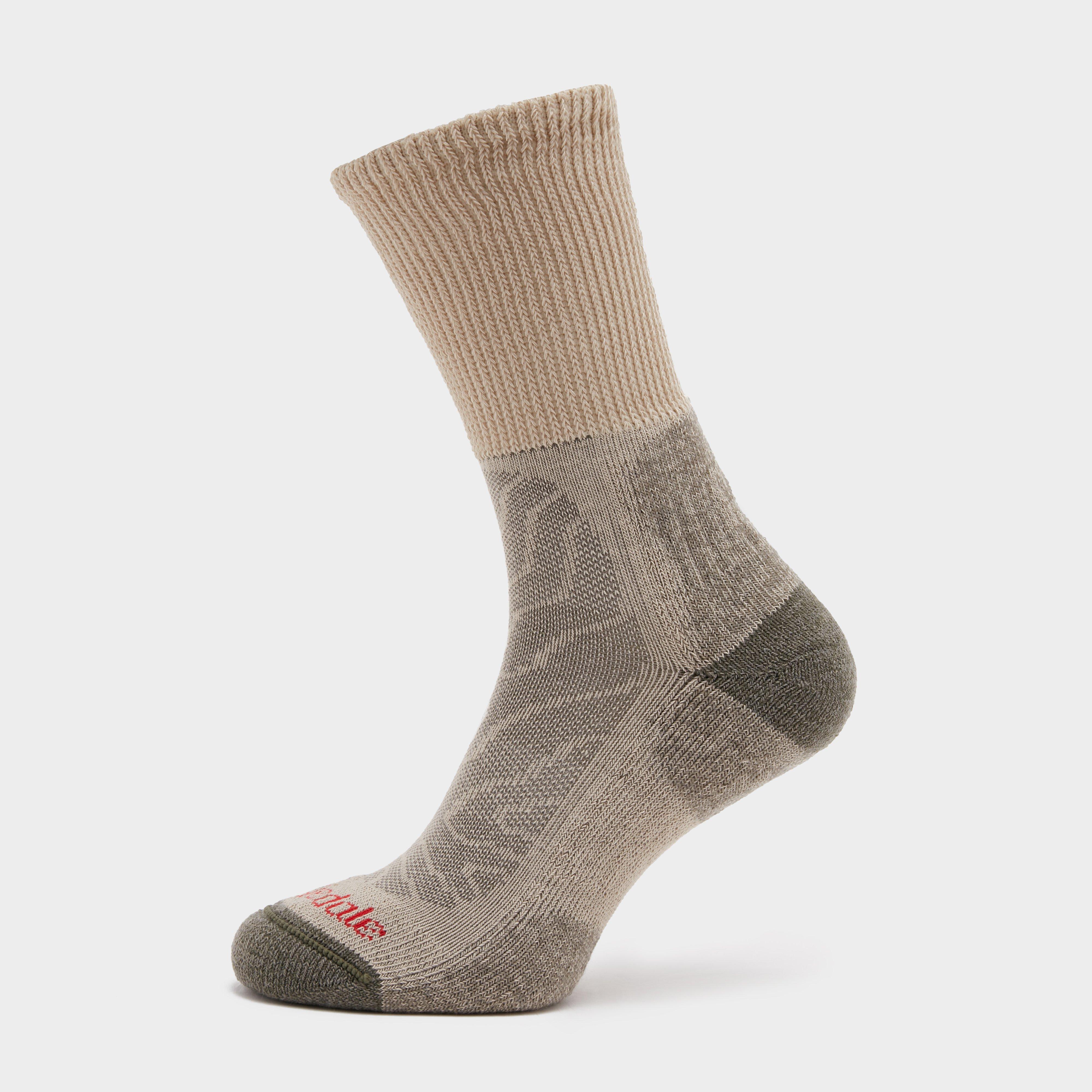 Bridgedale Mens Hike Lightweight Merino Comfort Boot Sock  Cream