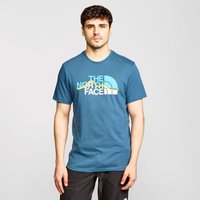 The North Face Mens Mountain Line Short-sleeve Tee  Blue