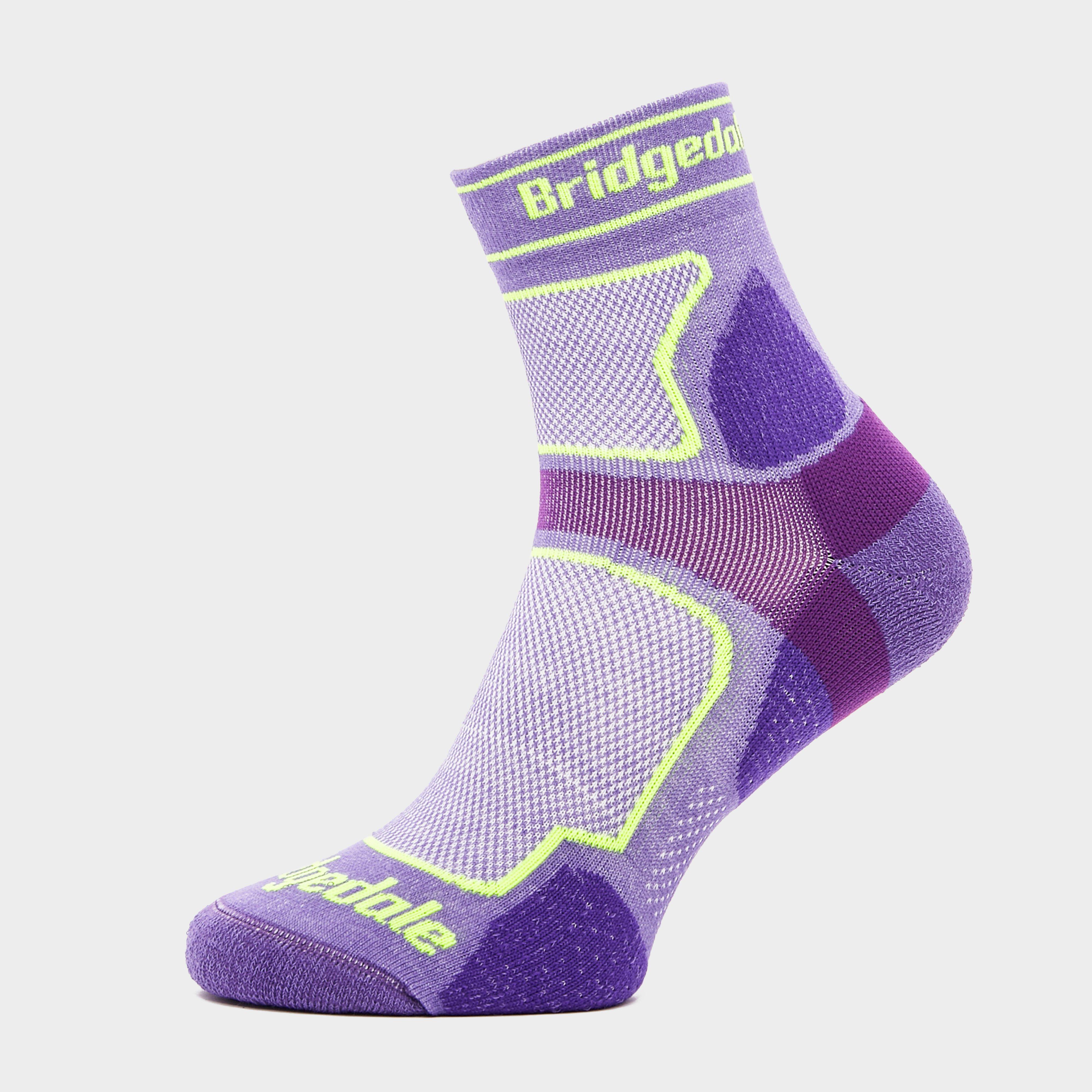 Bridgedale Womens Ultra Light T2 Coolmax Sport Low Socks  Purple