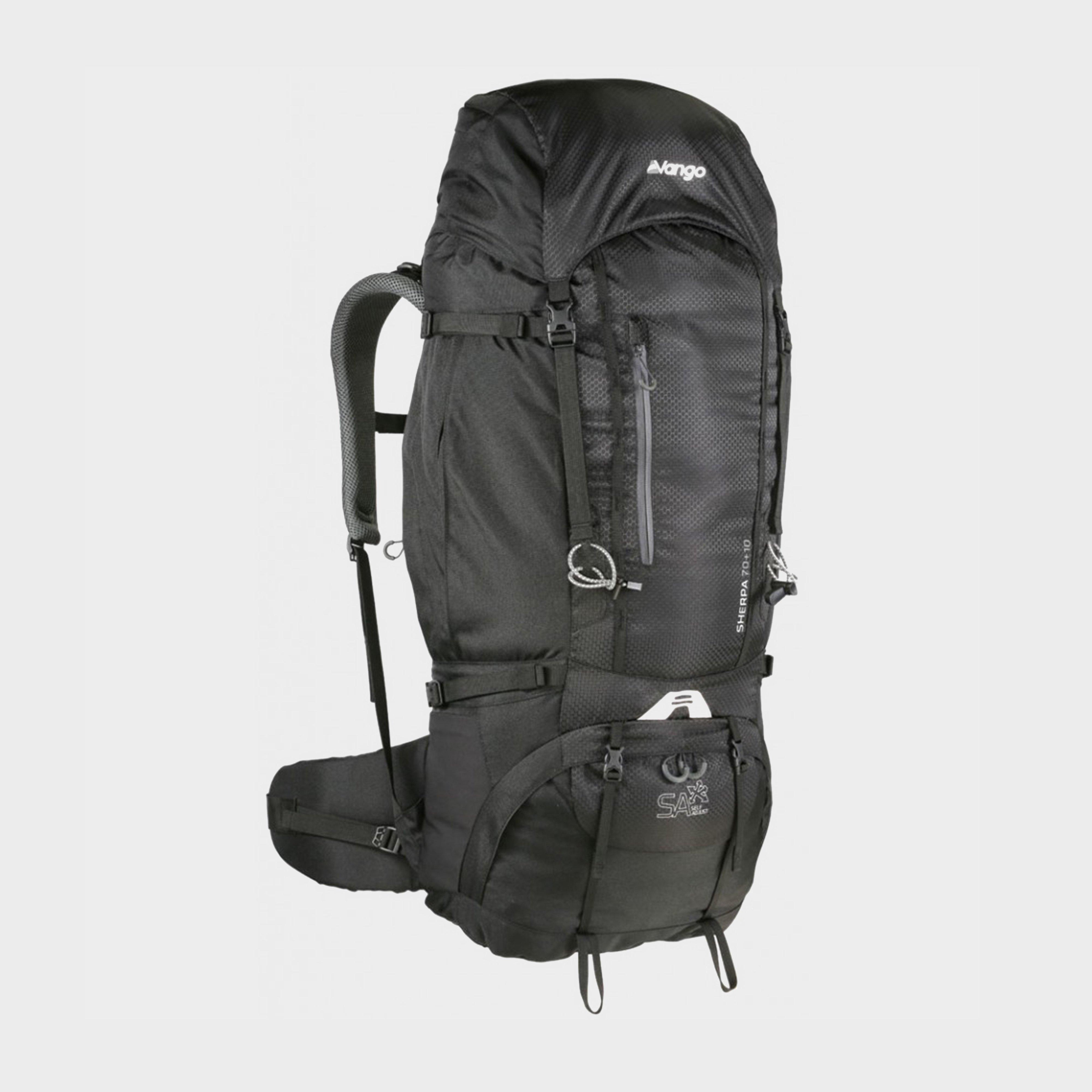 Vango Sherpa 70:80 Backpack  Black