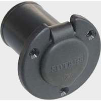 W4 Lighter-type Recessed Socket (round)  Black