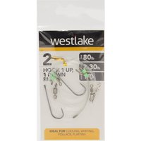 Westlake 2 Hook 1up 1down Rig (size 1/0)  Multi Coloured