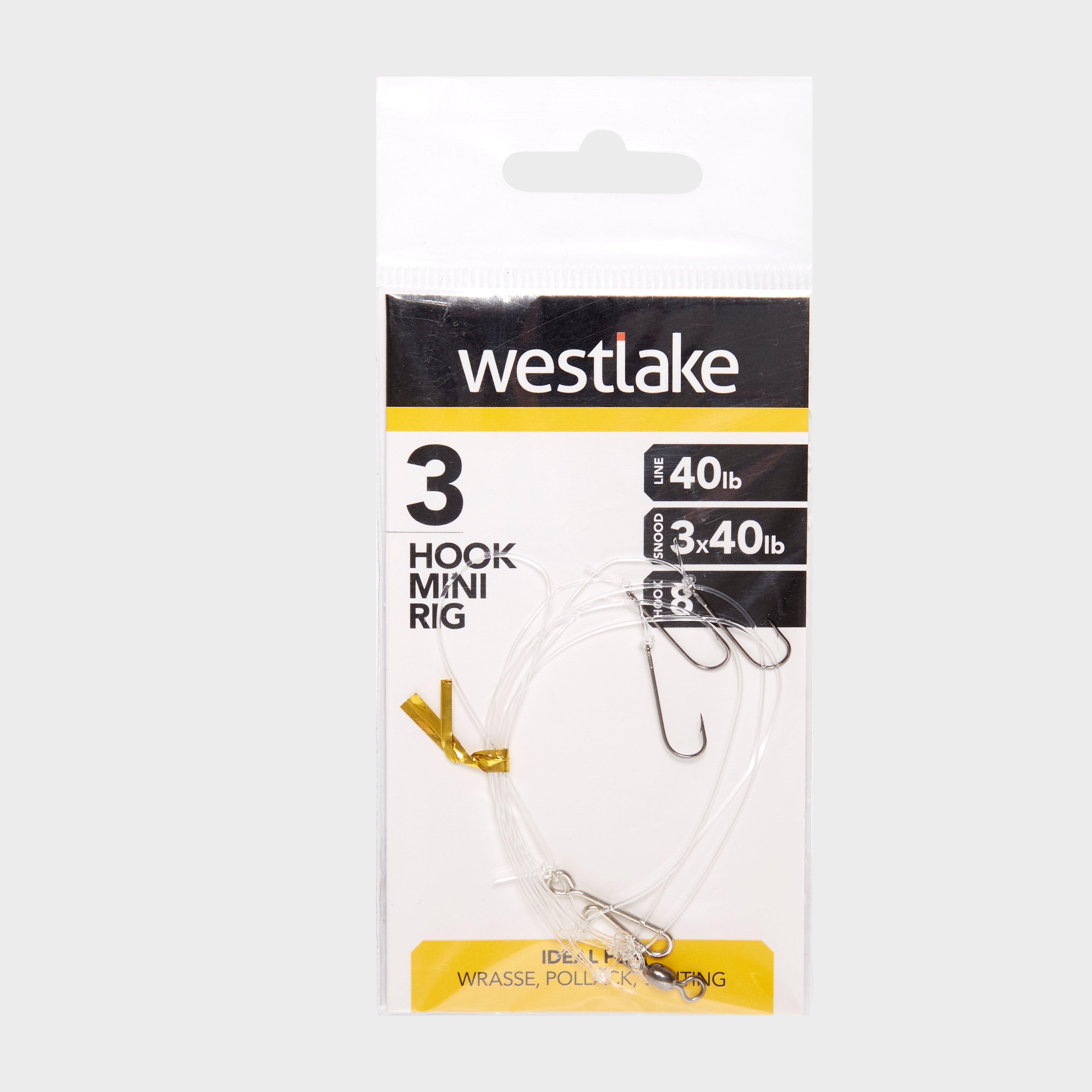 Westlake 3 Hook Mini Rig  3up  Size 8  Multi Coloured