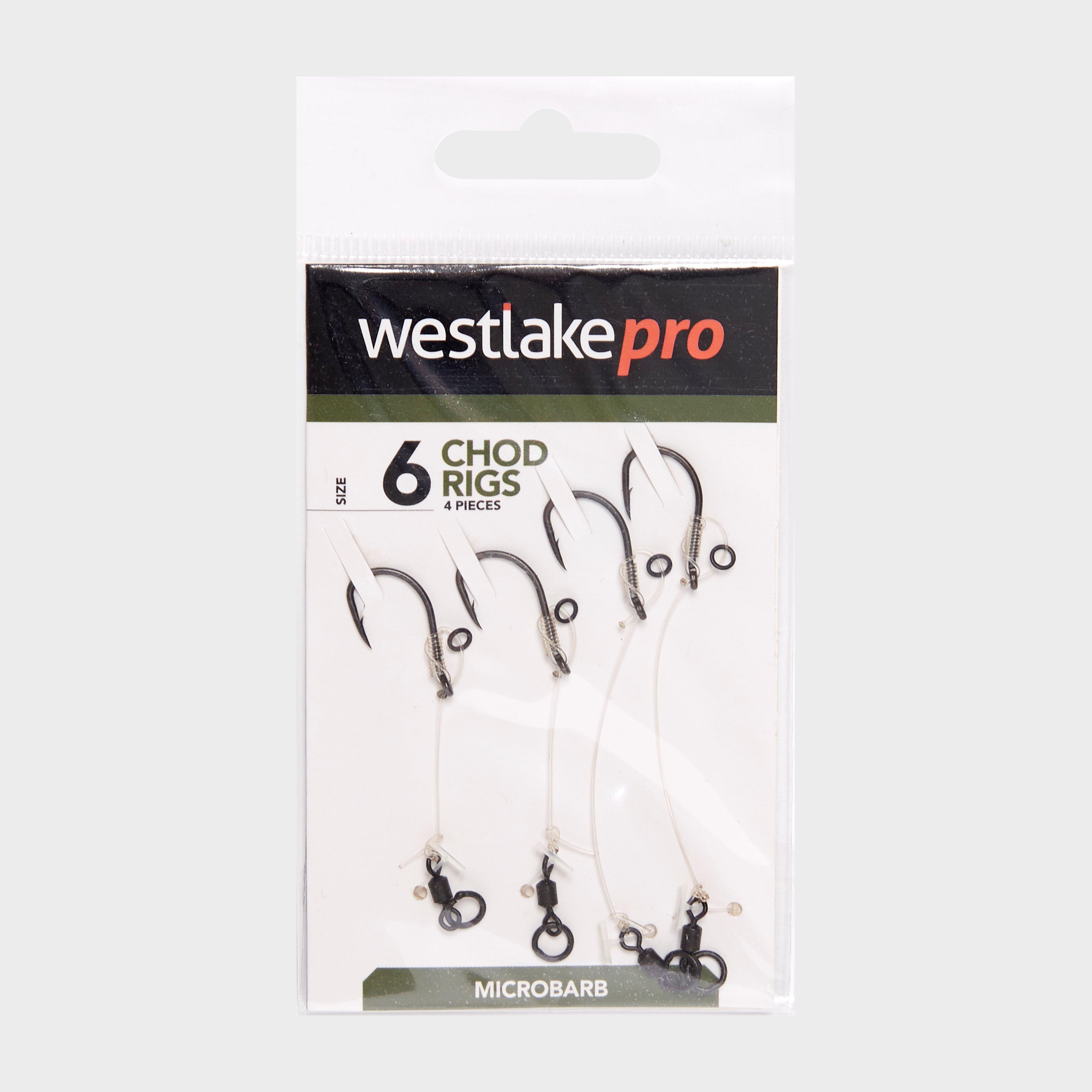 Westlake Chod Rig Micro-barbed Size 6 4pcs  Silver
