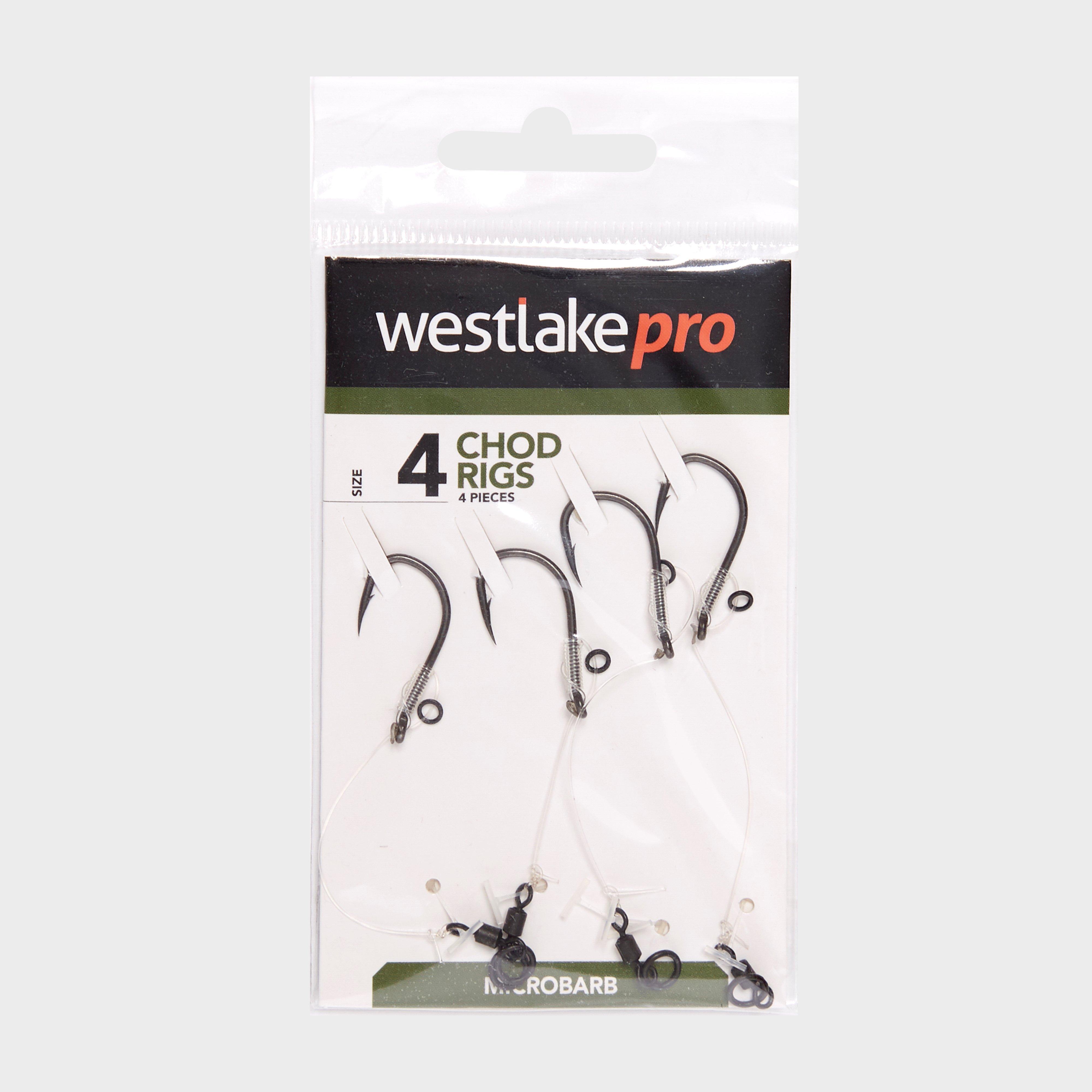 Westlake Chod Rig Microbarbed Size 8 4pcs  Silver