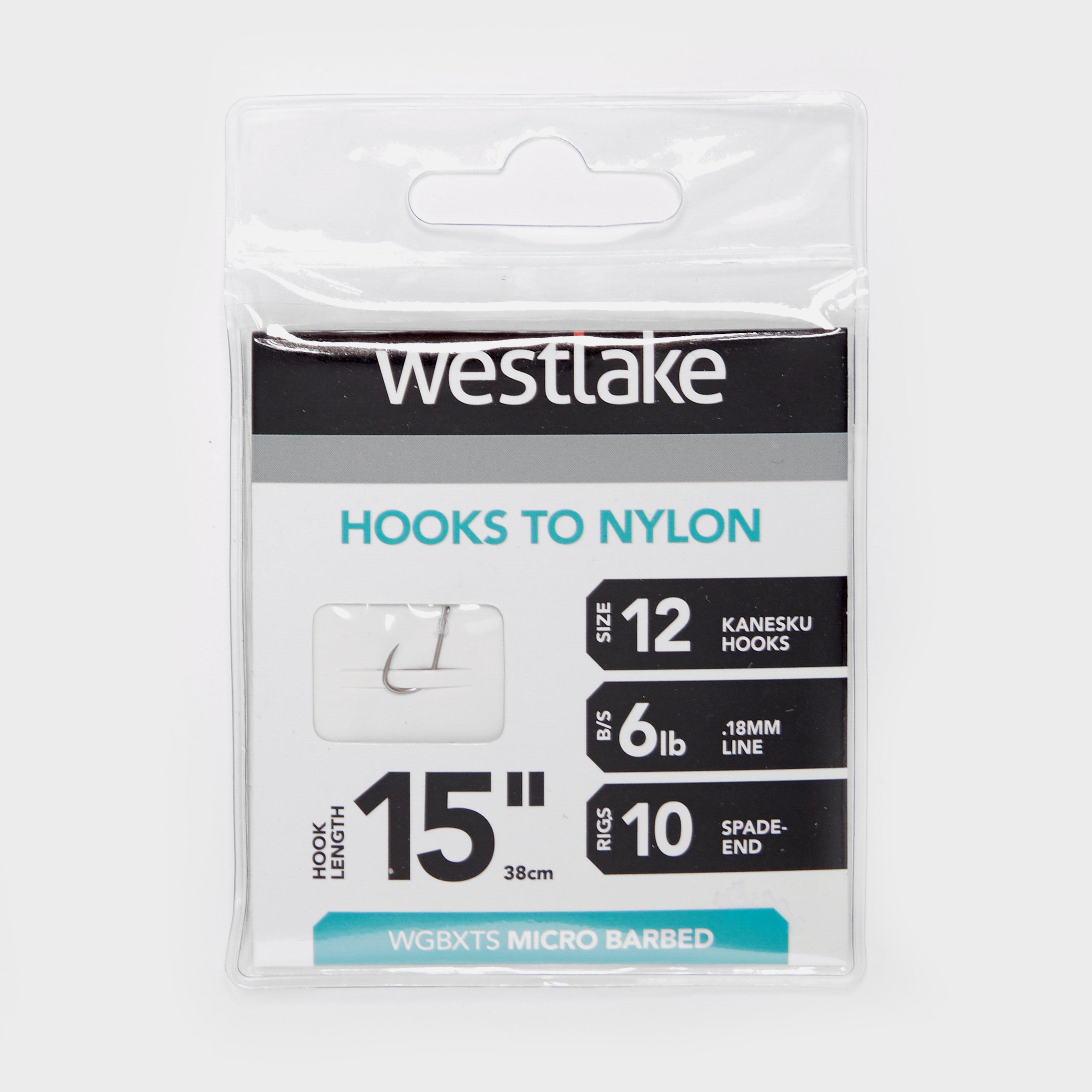 Westlake Extra Strong Barbed Hooks 15 Size 12  Silver