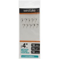 Westlake Method Feeder Hair Rigs 4? Size 10  Silver