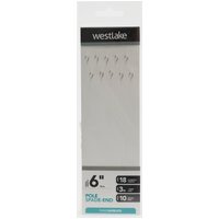 Westlake Spade-end Hooks (size 18)  Silver