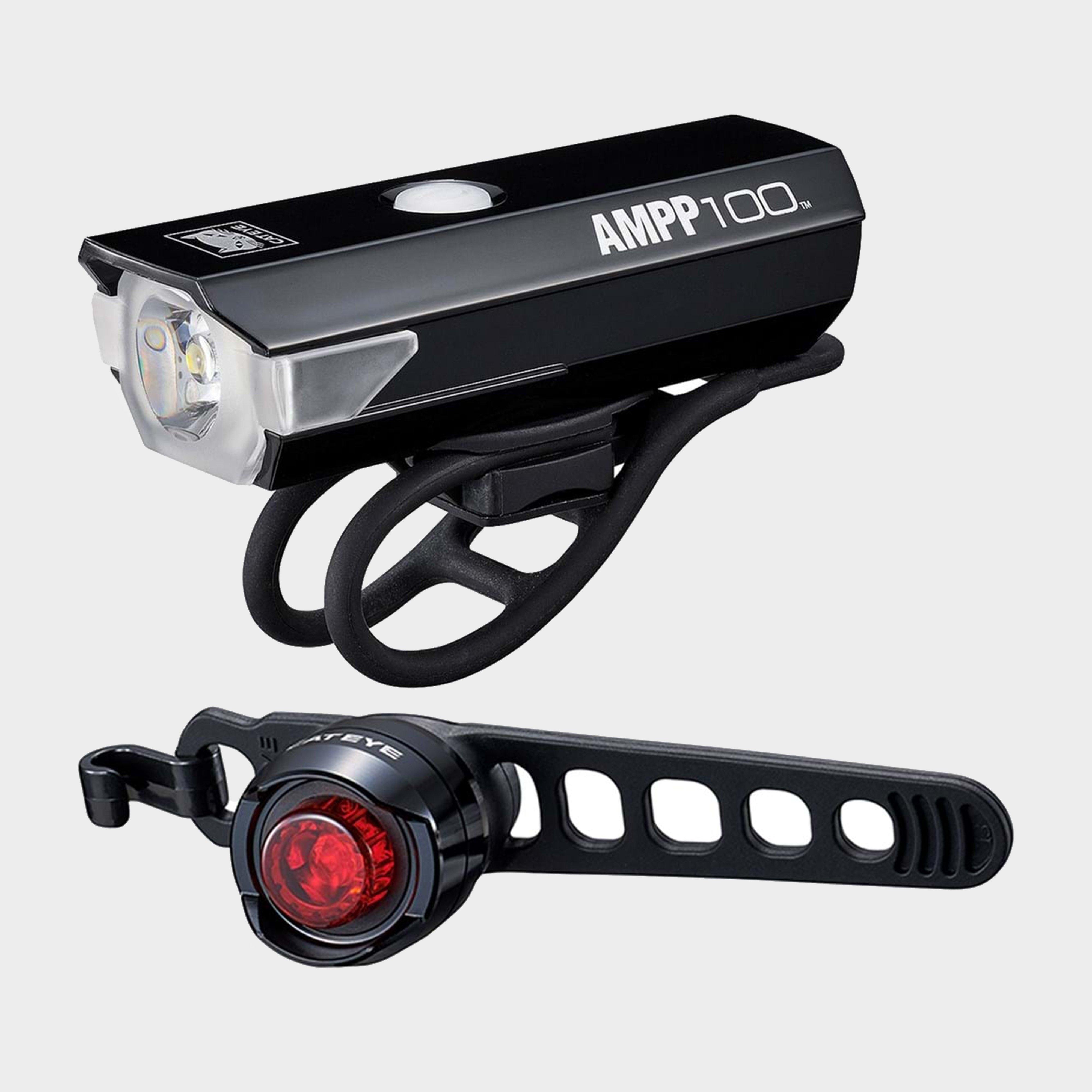 Cateye Ampp 200andOrb Rc Bike Light Set  Black