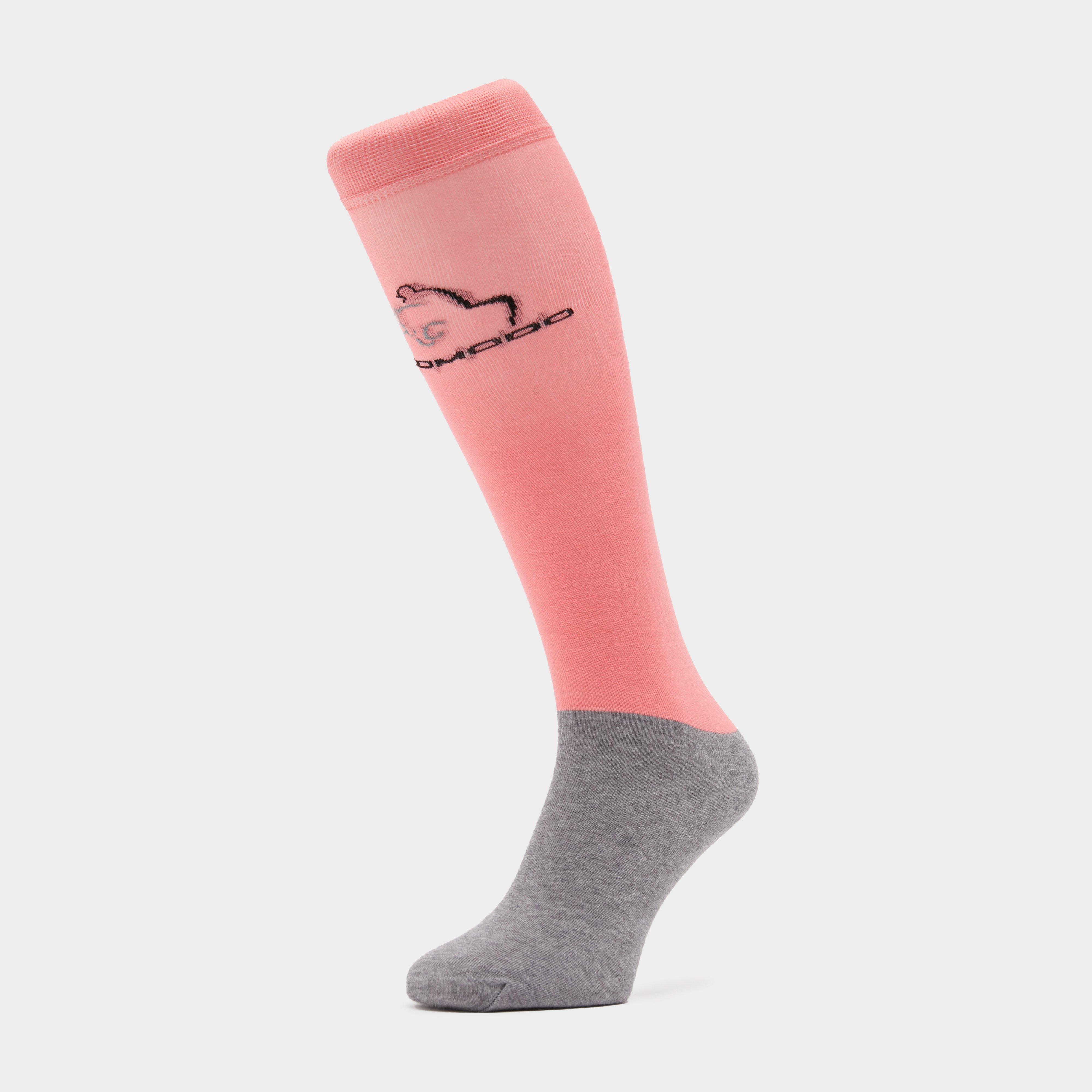 Comodo Adults Silicone Grip Socks  Pink