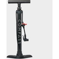 Compass Track Pump With Gauge  Black