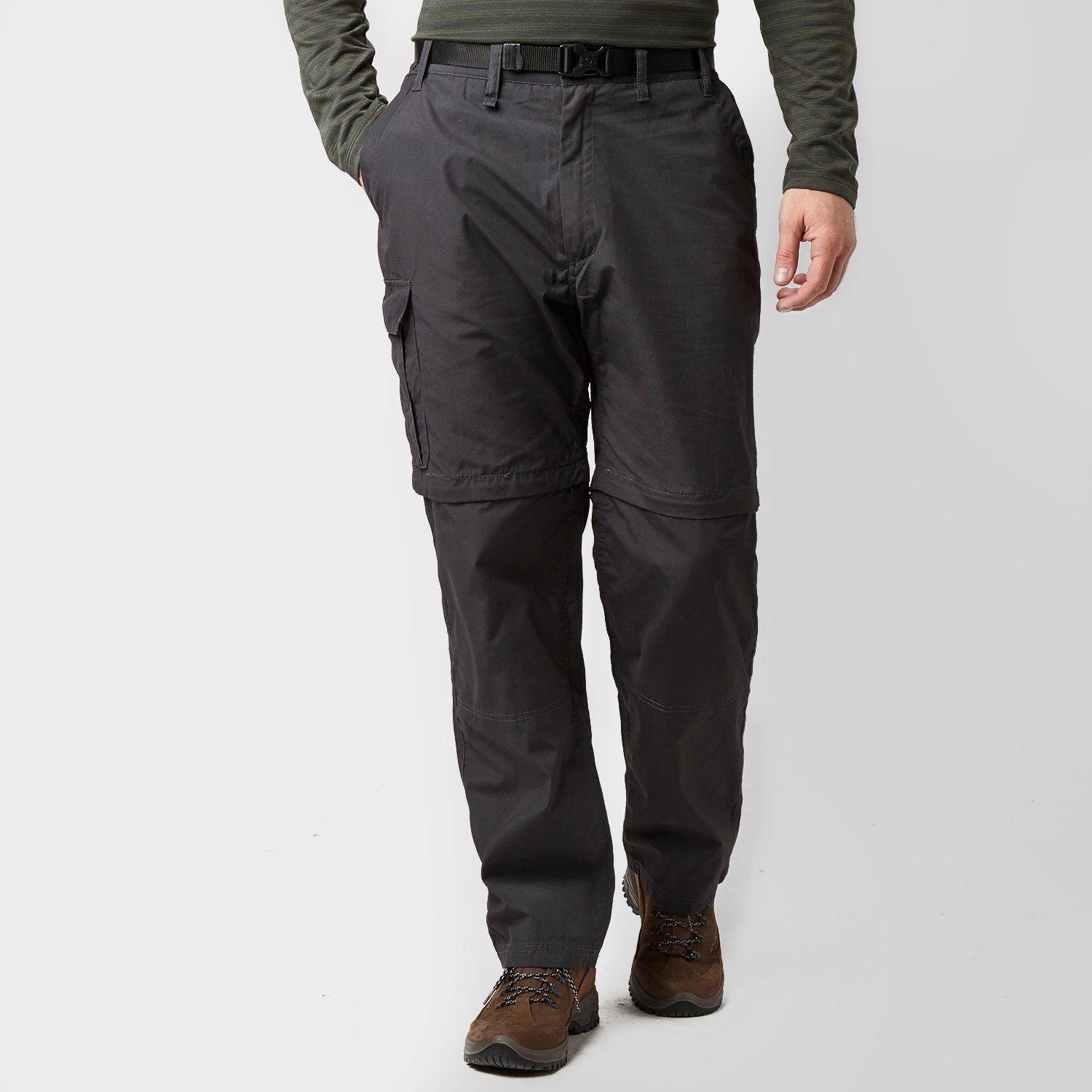 Craghoppers Mens Kiwi Convertible Trousers - Grey/grey  Grey/grey