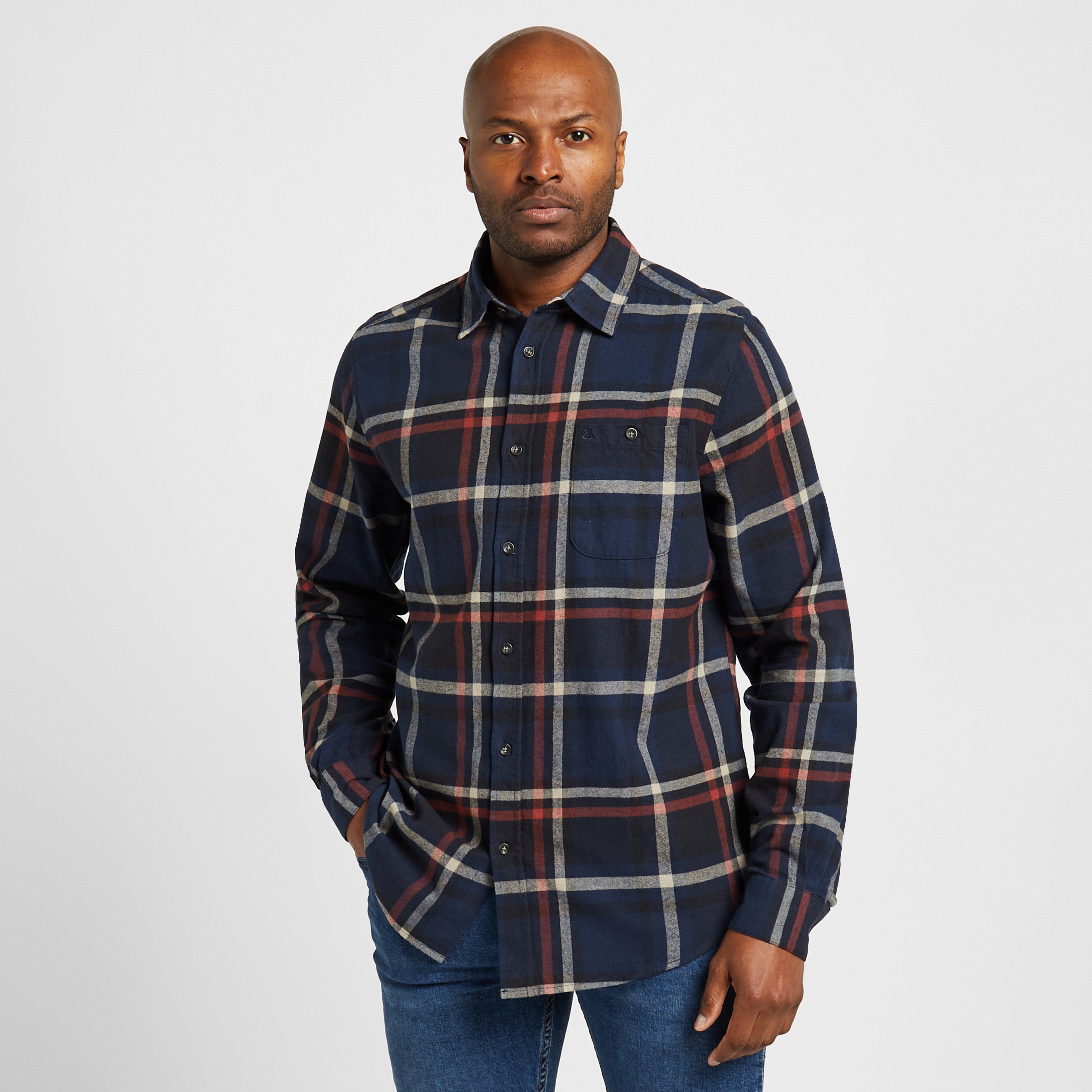 Craghoppers Mens Thornhill Long Sleeved Shirt - Navy Blue/navy Blue  Navy Blue/navy Blue