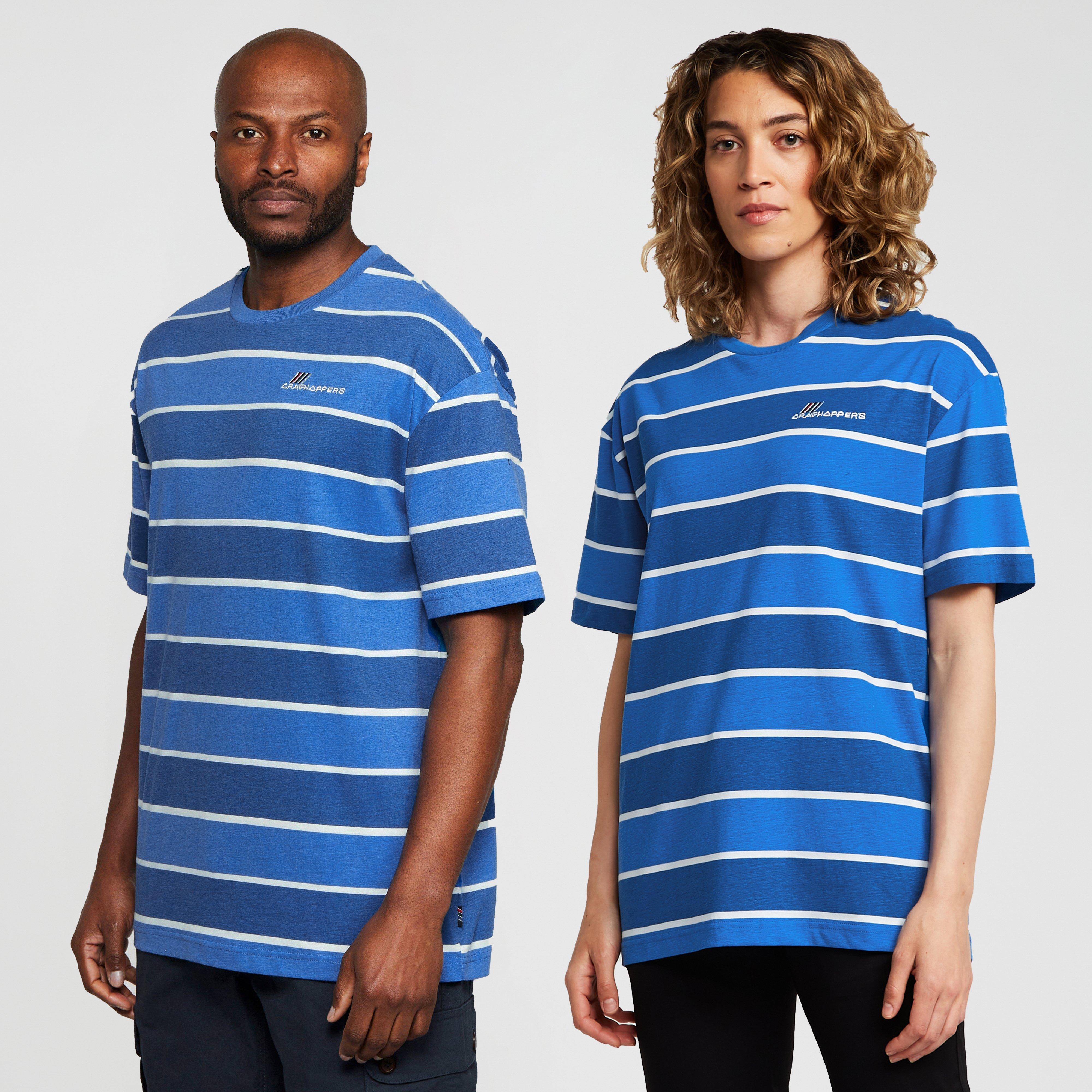 Craghoppers Unisex Ventura Short Sleeved T-shirt - Blue/blue  Blue/blue