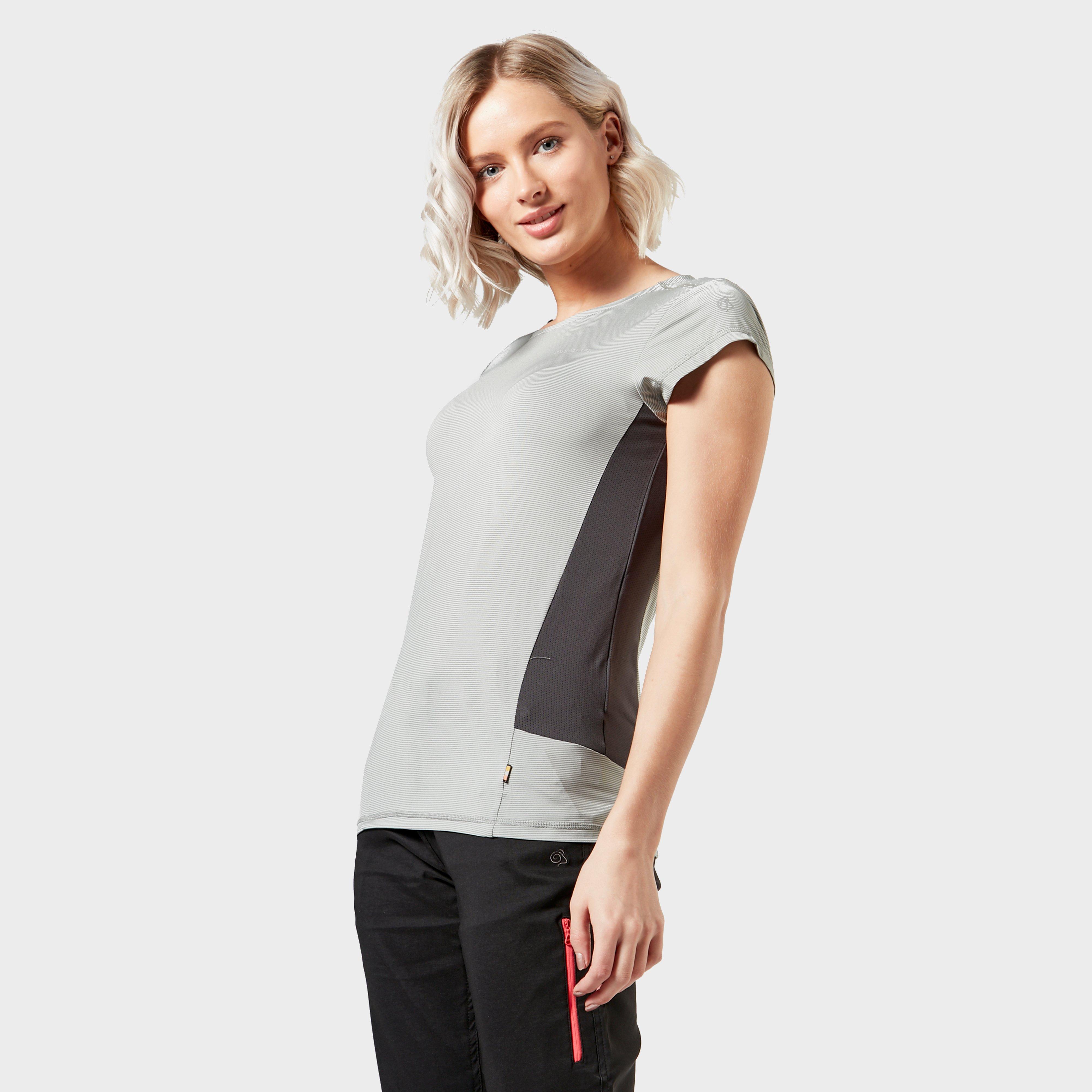Craghoppers Womens Atmos Short Sleeved T-shirt - Grey/lgy  Grey/lgy