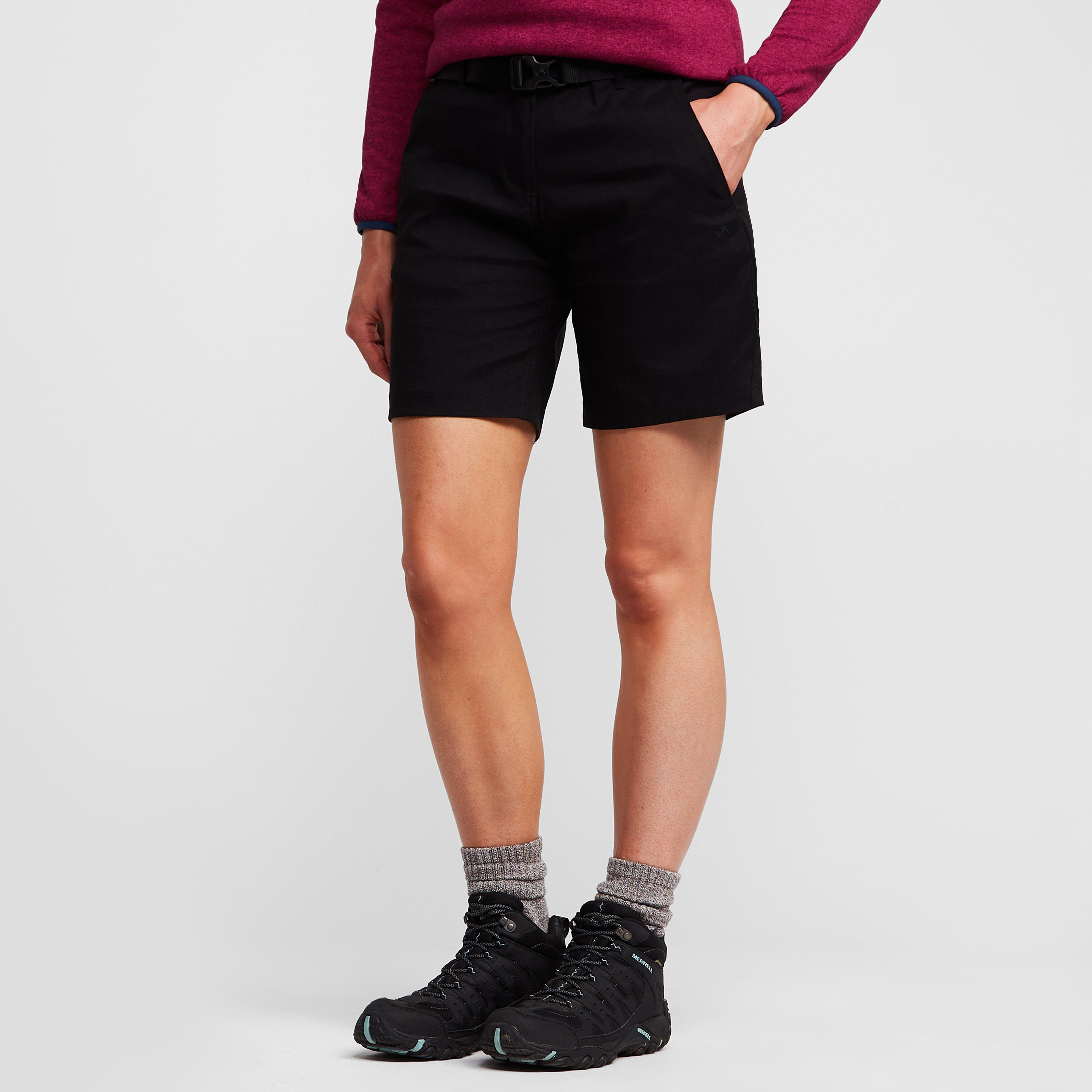 Craghoppers Womens Kiwi Pro Eco Shorts - Black/sht  Black/sht