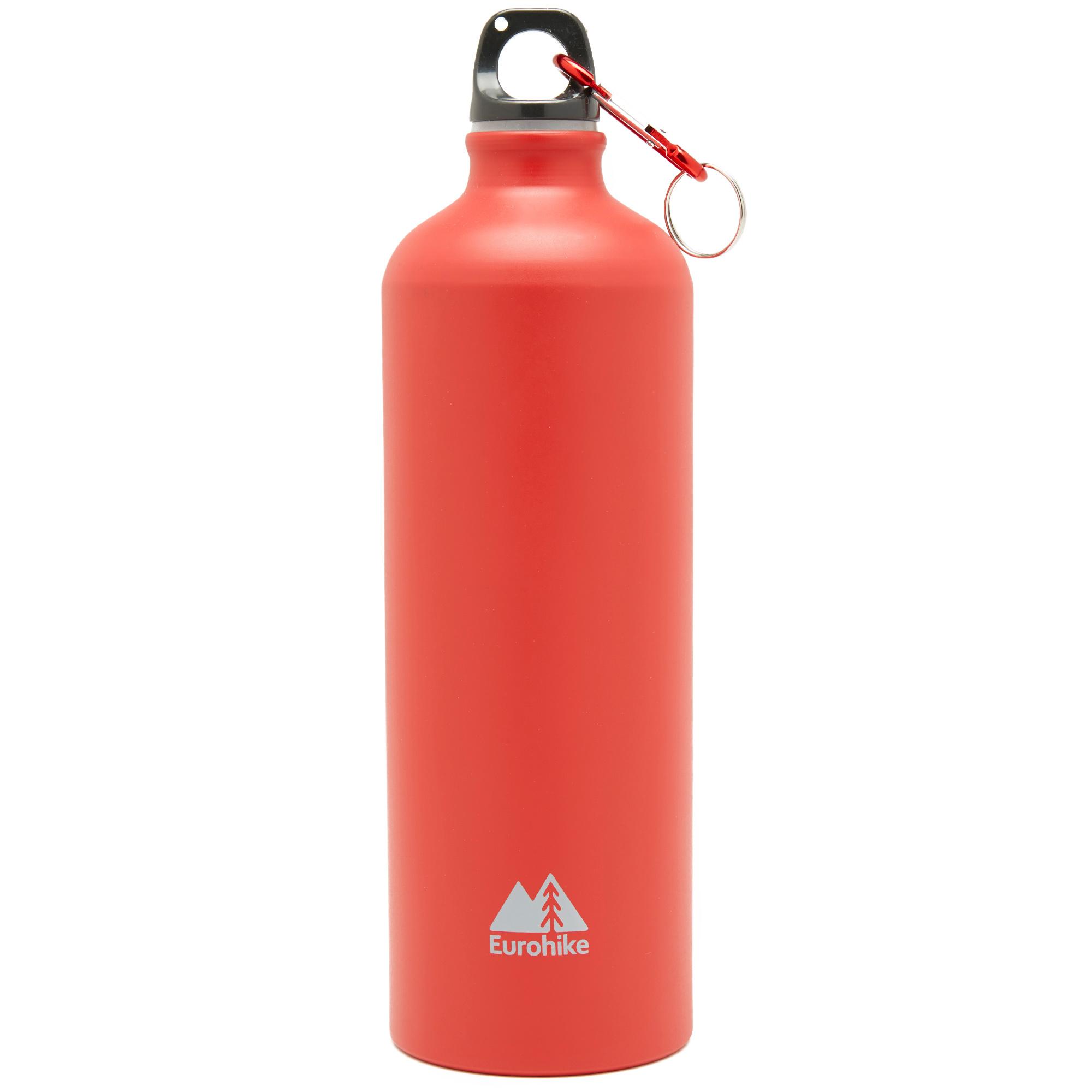 Eurohike Aqua 1l Aluminium Bottle - Red/red  Red/red