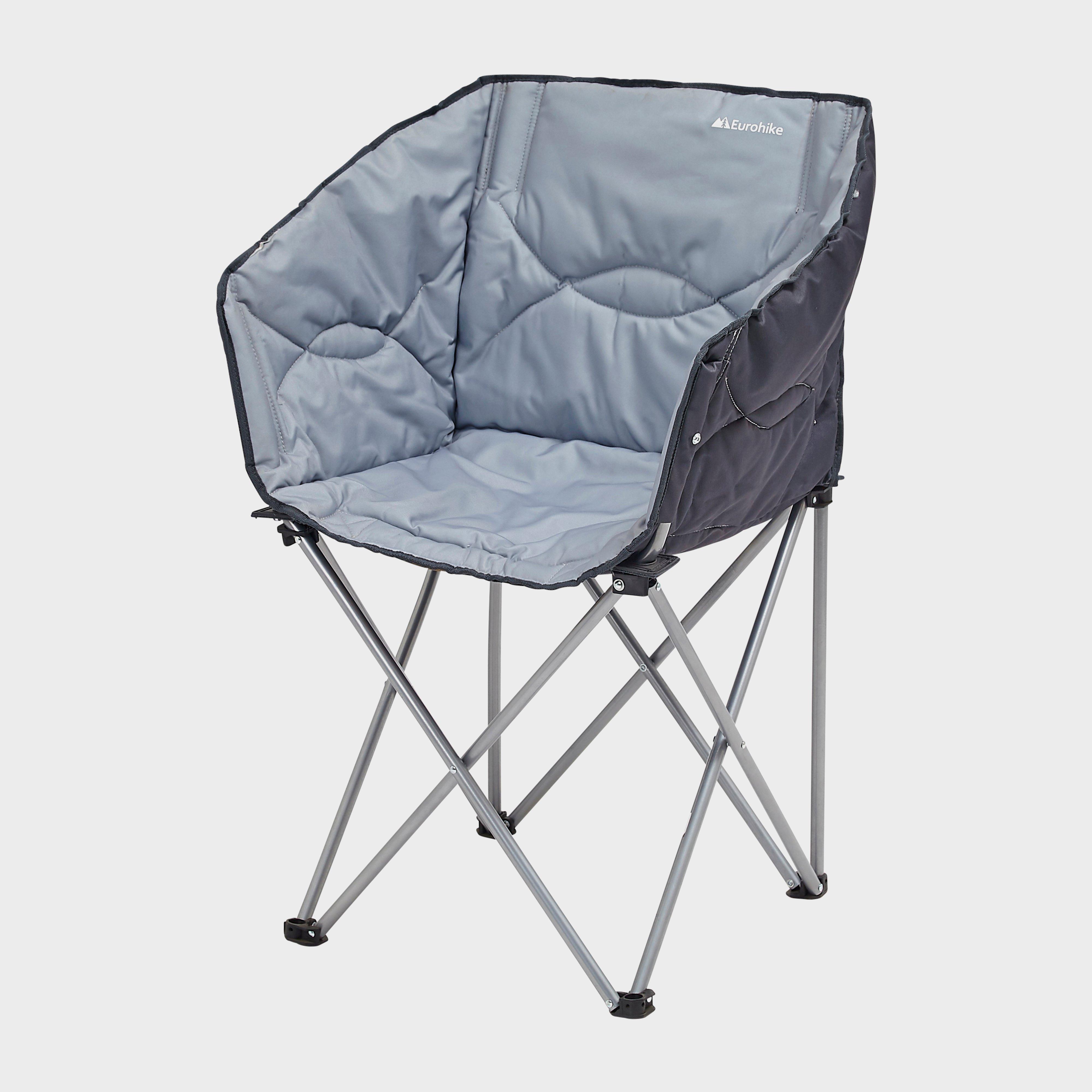 Eurohike Quilted Tub Chair - Blue/dgy  Blue/dgy