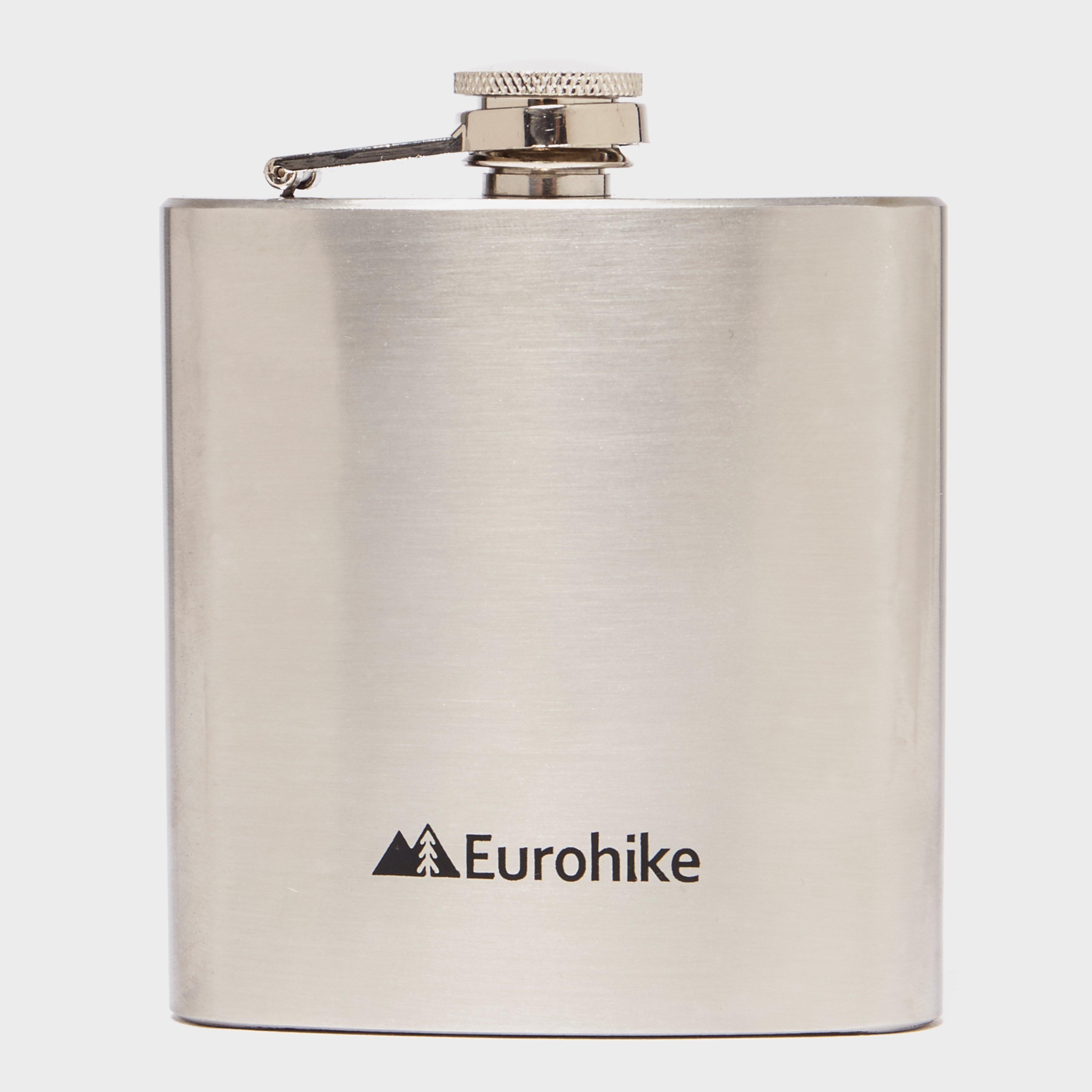 Eurohike Stainless Steel 0.6oz Hip Flask - Silver/slv  Silver/slv