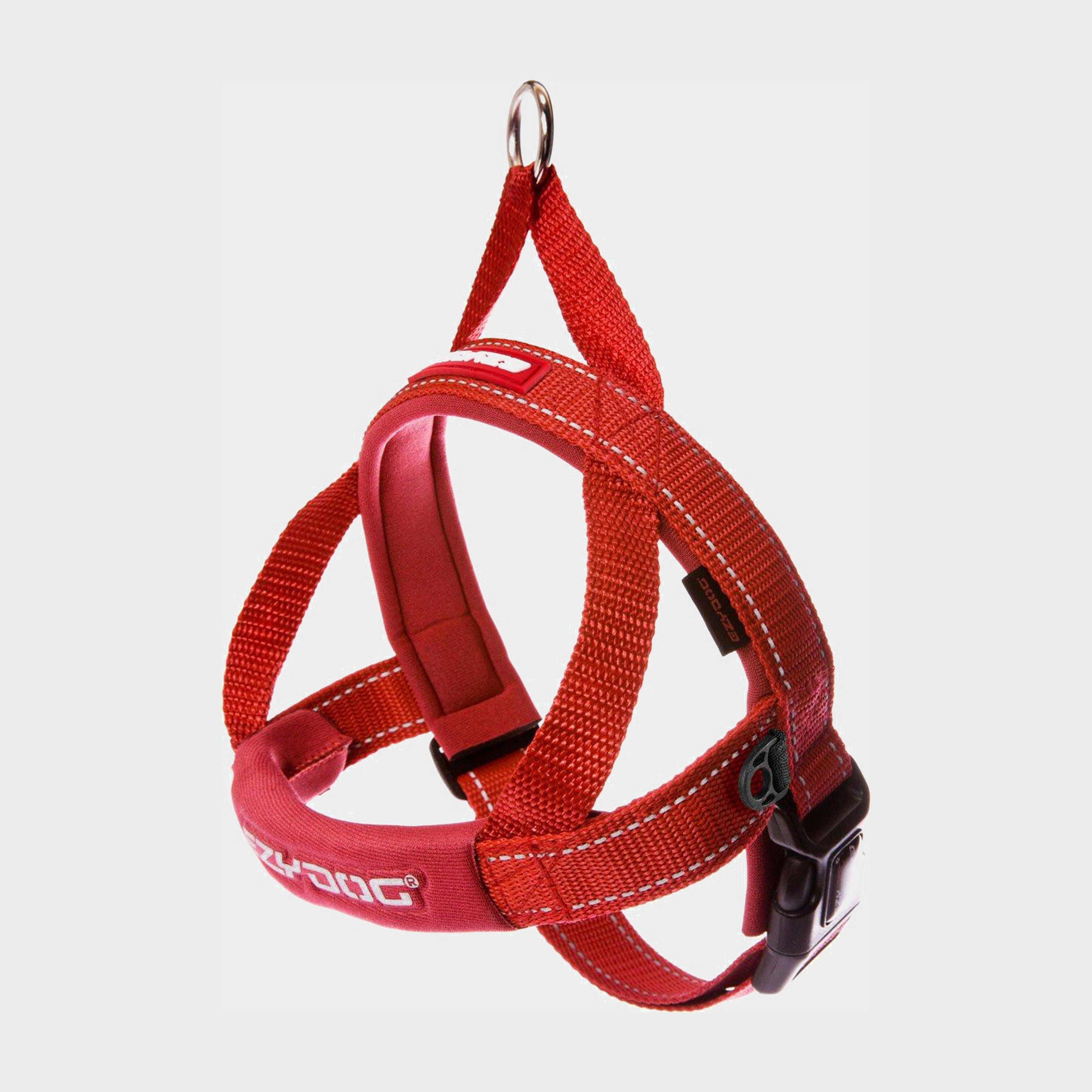 Ezy-dog Quick Fit Dog Harness (large) - Red/harness  Red/harness