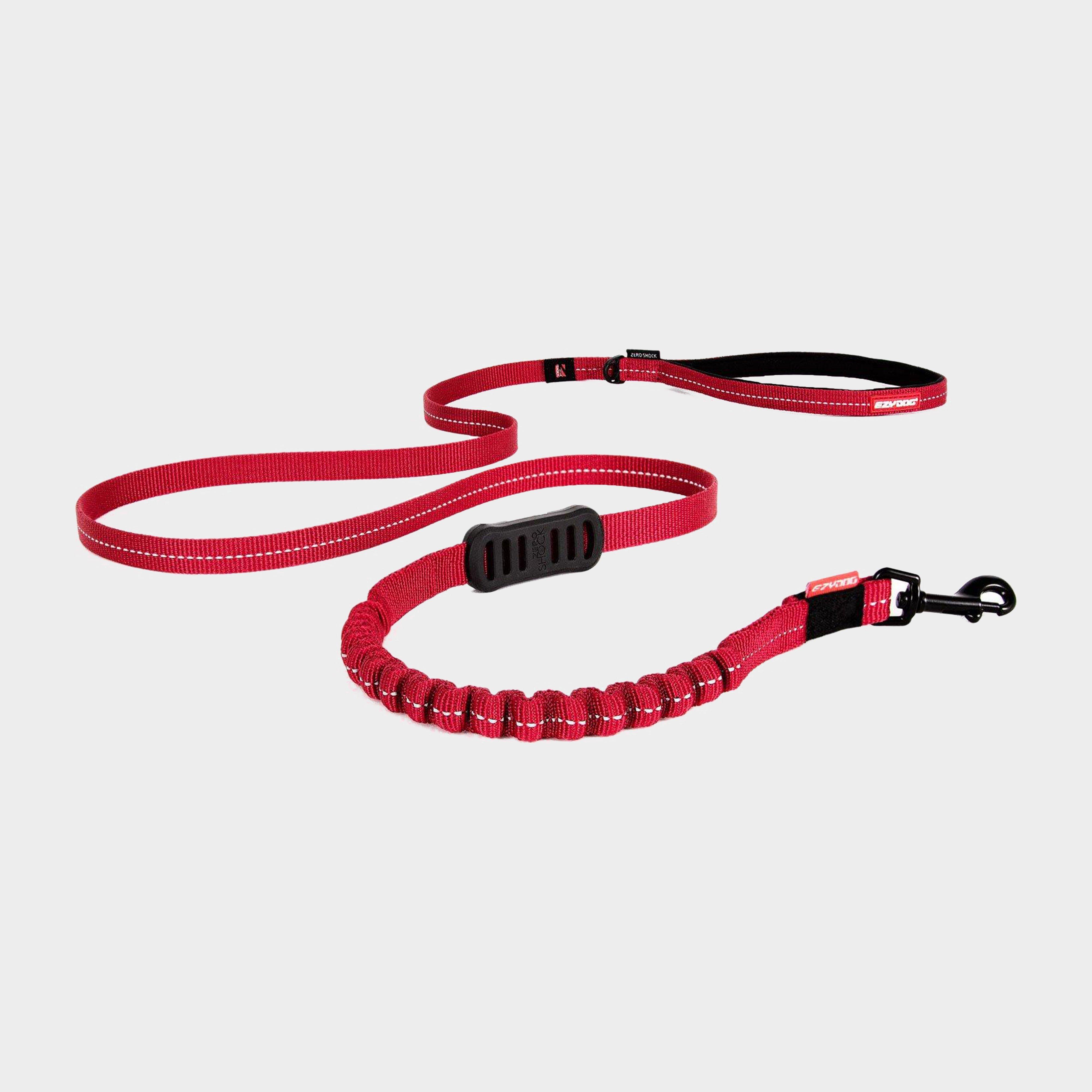 Ezy-dog Zero Shock Lite Dog Lead (48) - Red/grey  Red/grey