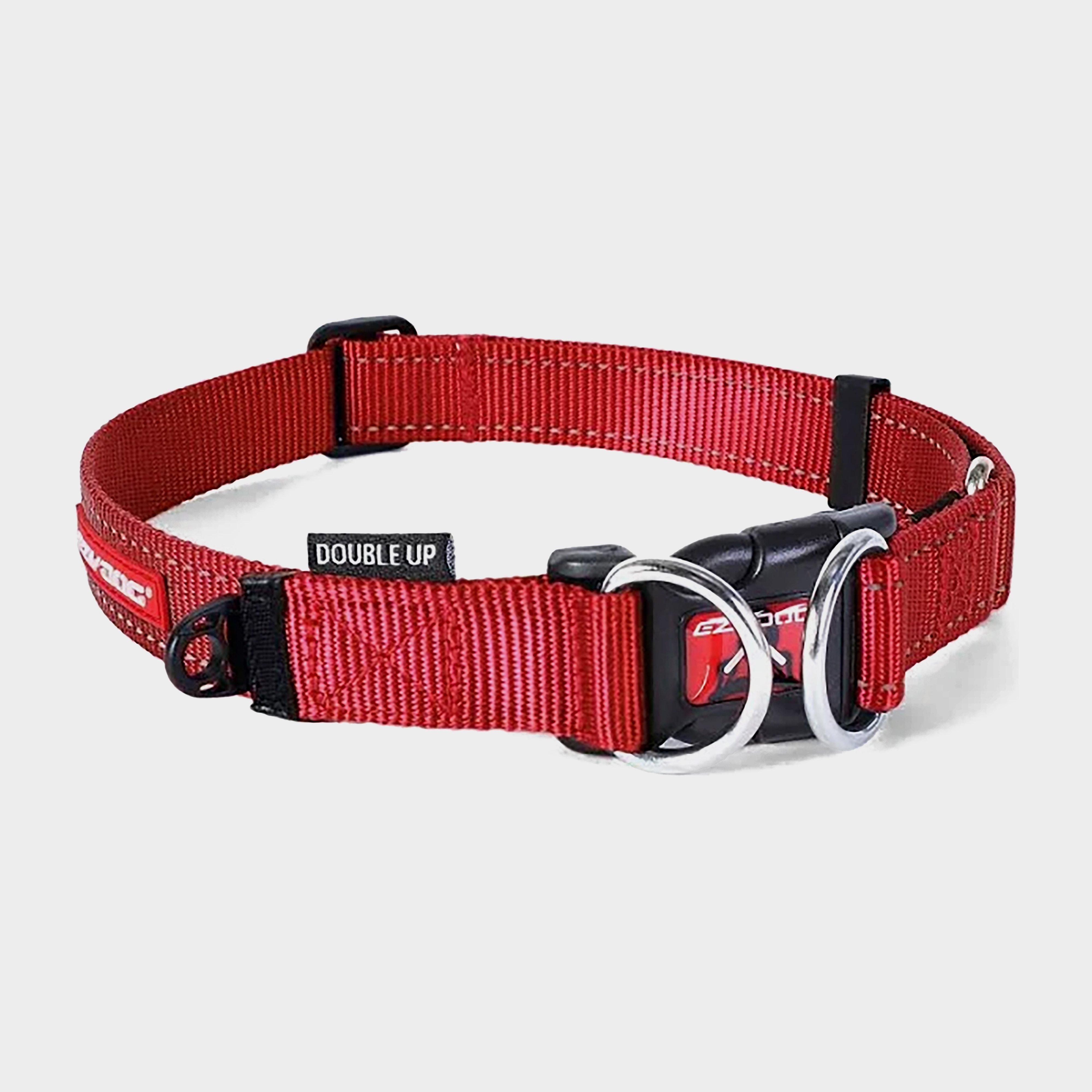 Ezydog Double Up Collar (small) - Red/red  Red/red