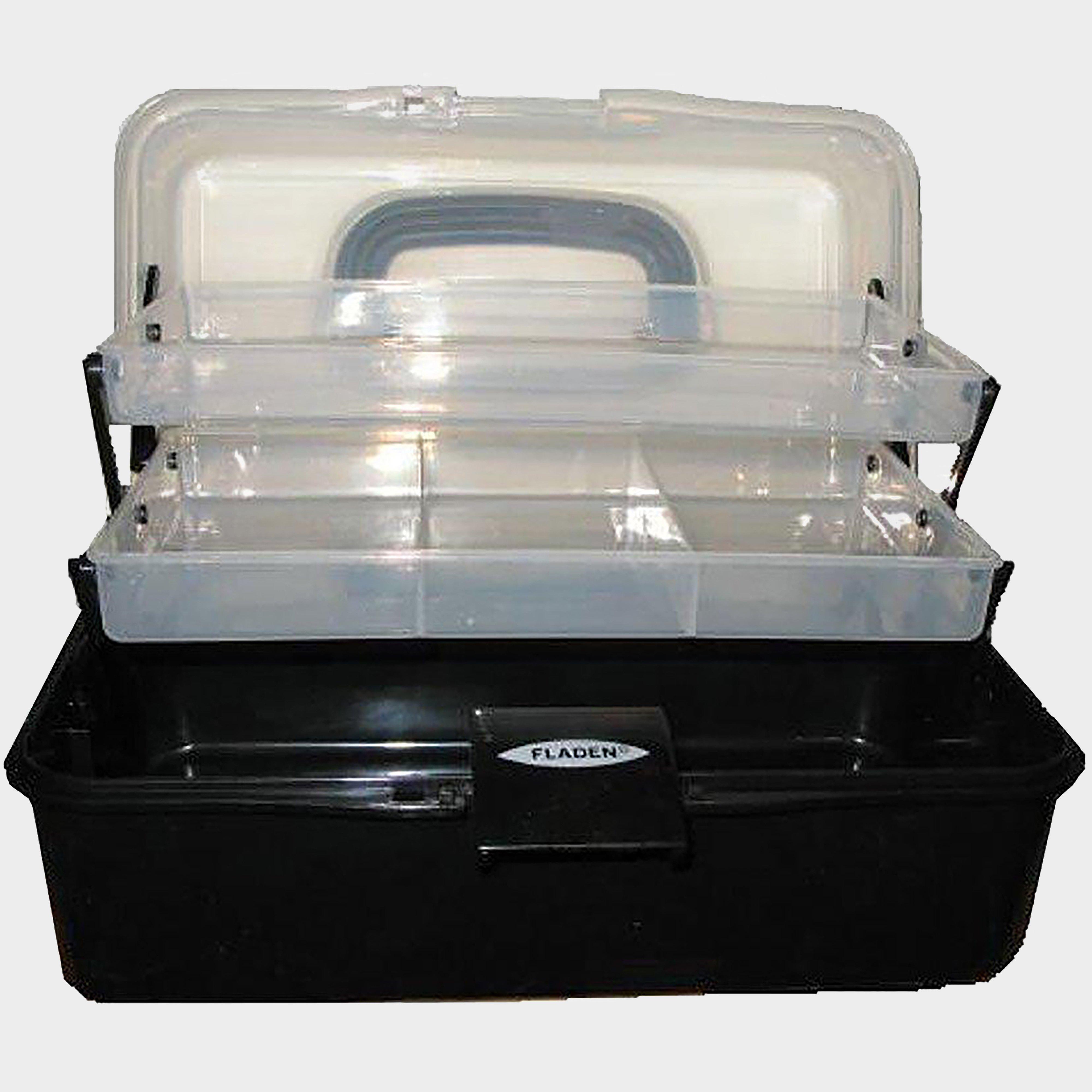 Fladen Two Tray Cantilever Box Large - Black/[m]  Black/[m]