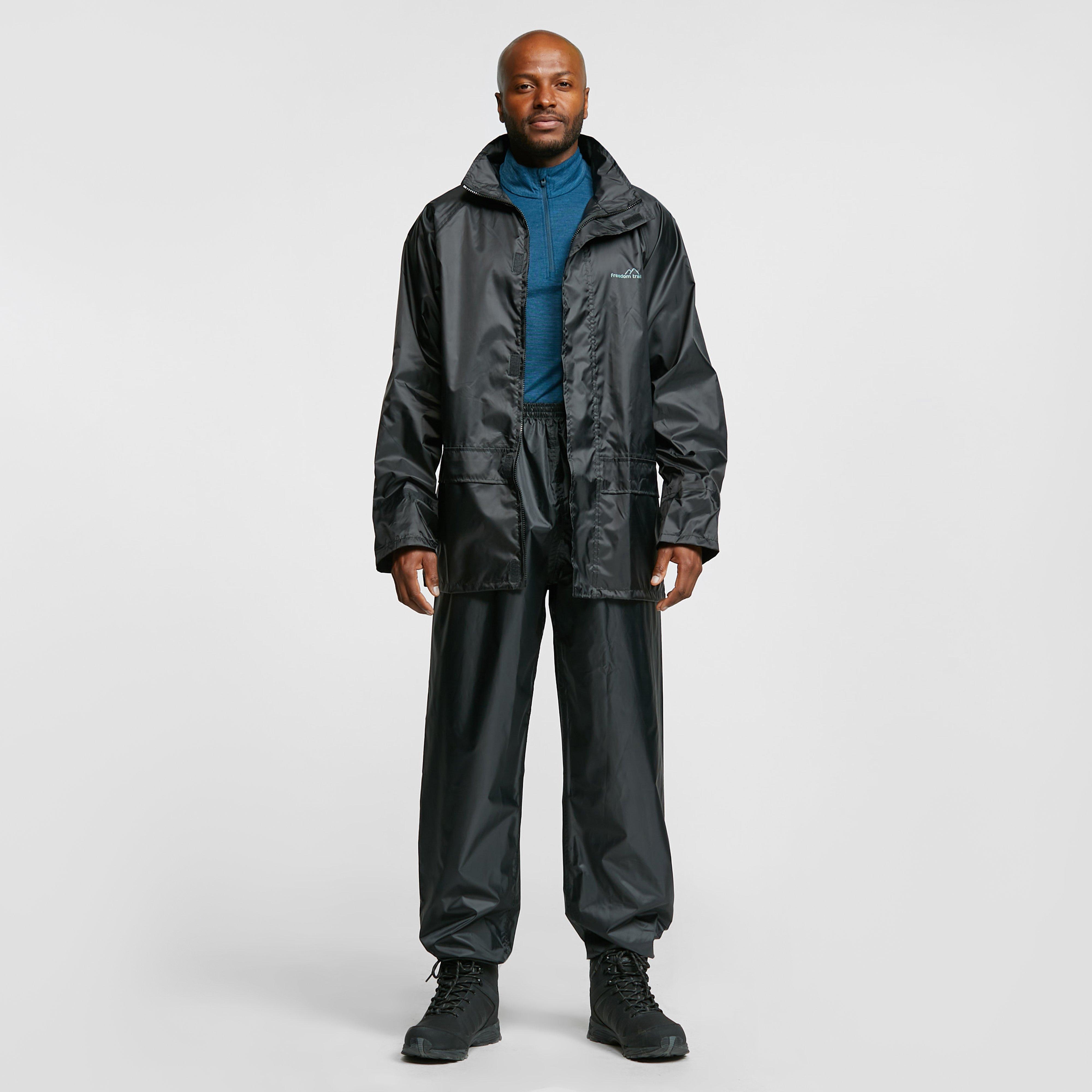 Freedom Trail Essential Waterproof Suit (unisex) - Black/suit  Black/suit