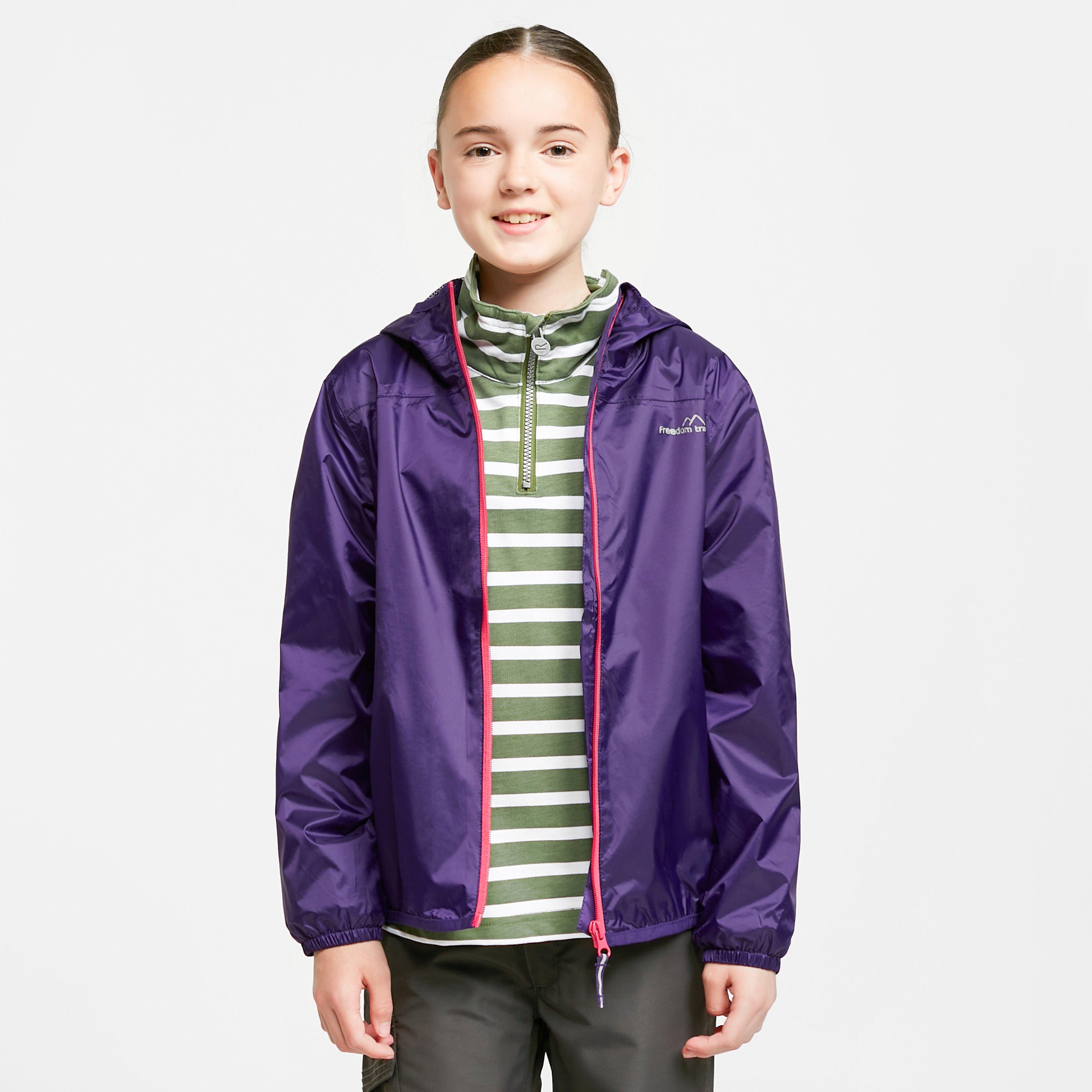 Freedom Trail Kids Tempest Waterproof Jacket - Purple/girls  Purple/girls