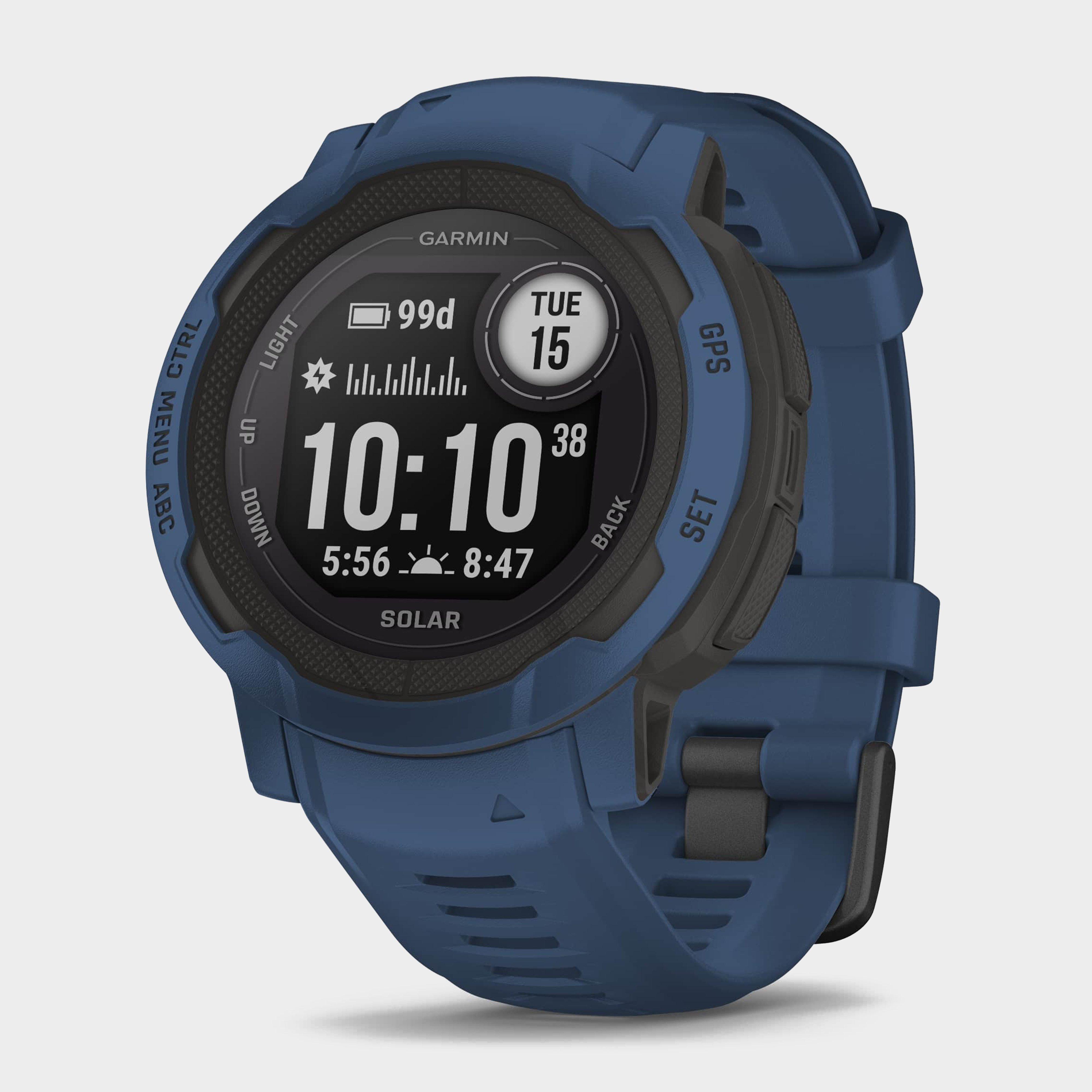Garmin Instinct Solar Edition Multi-sport Gps Watch - Navy/blu  Navy/blu