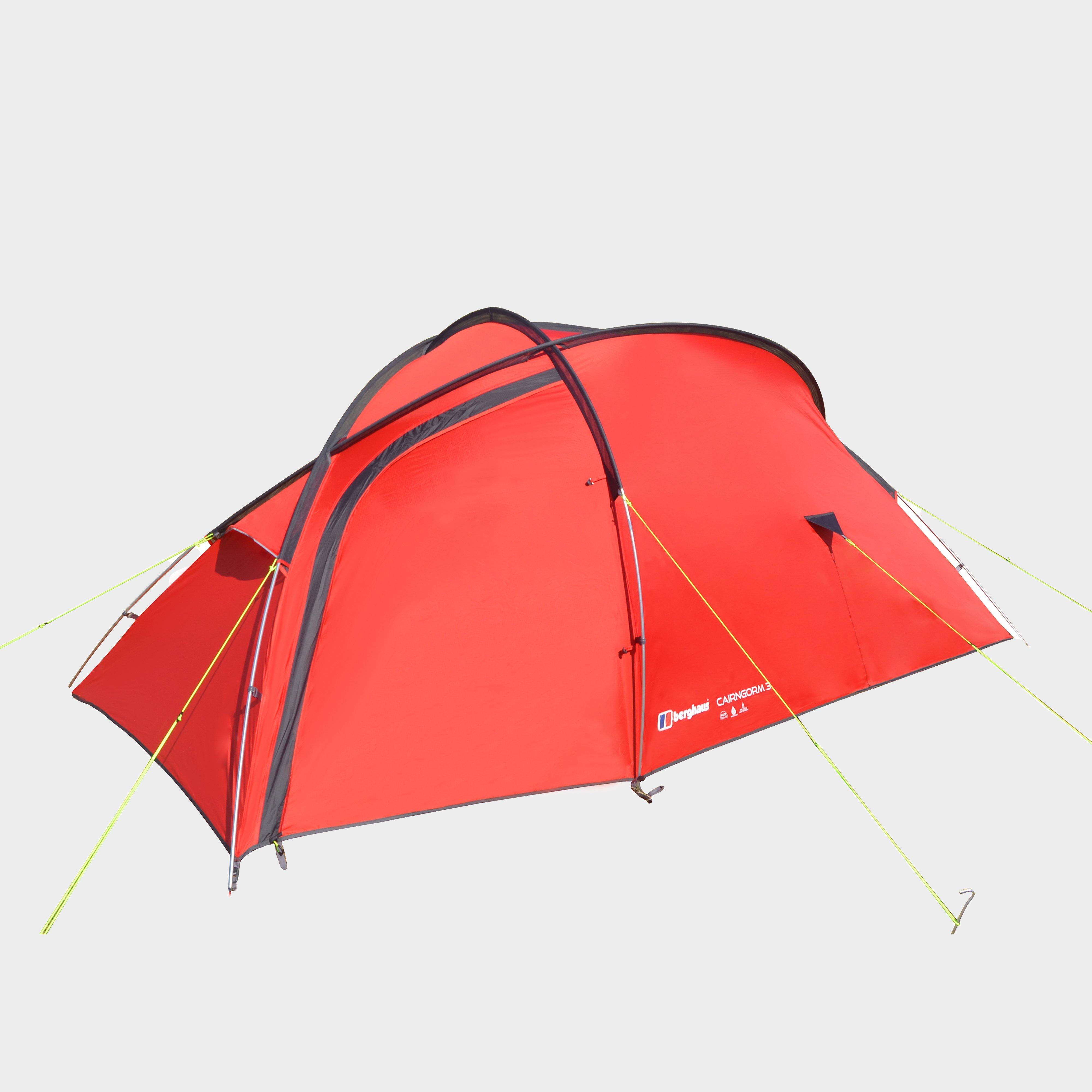 Berghaus Cairngorm 3 Tent - Red/red  Red/red