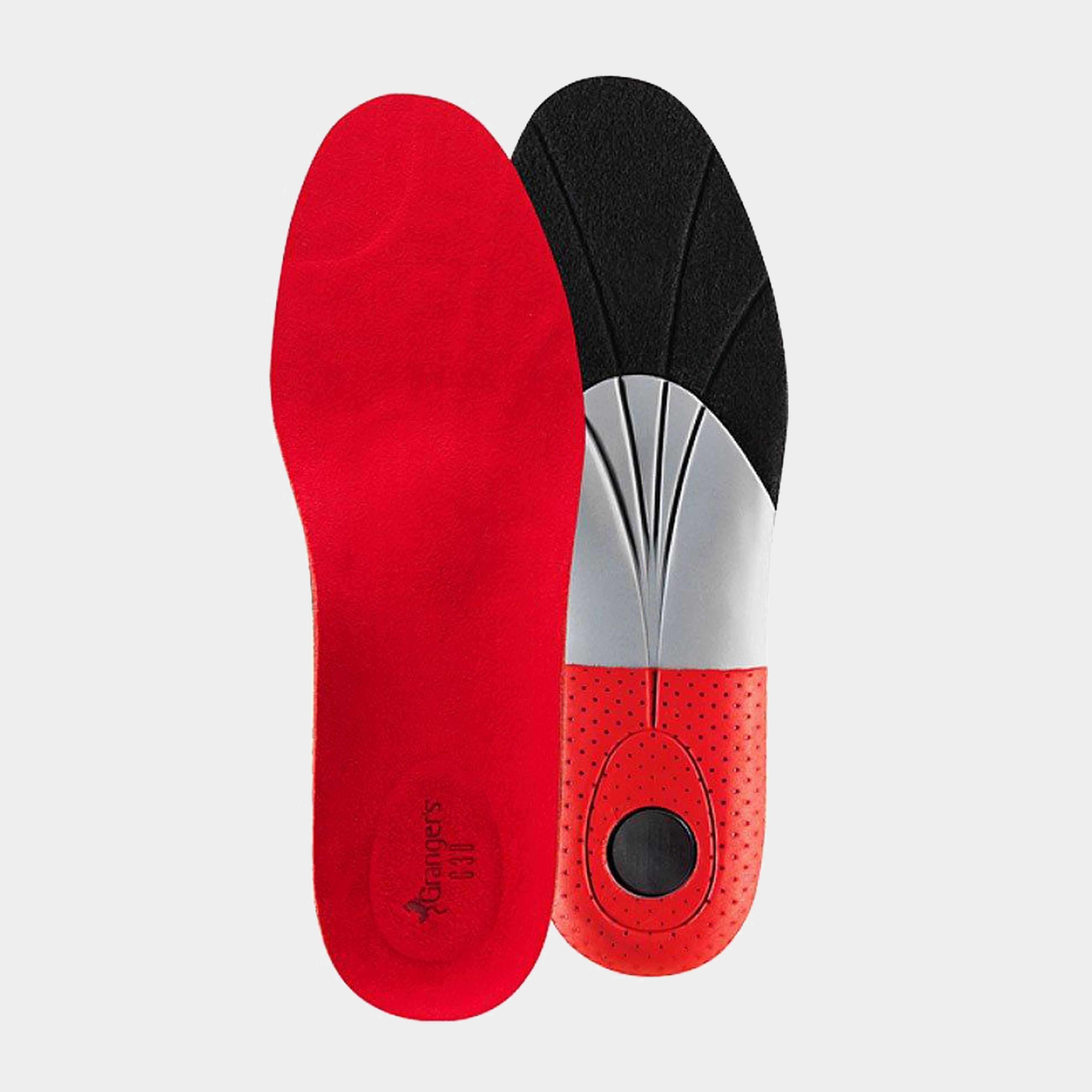 Grangers G30 Stability Insoles - Red/insole  Red/insole