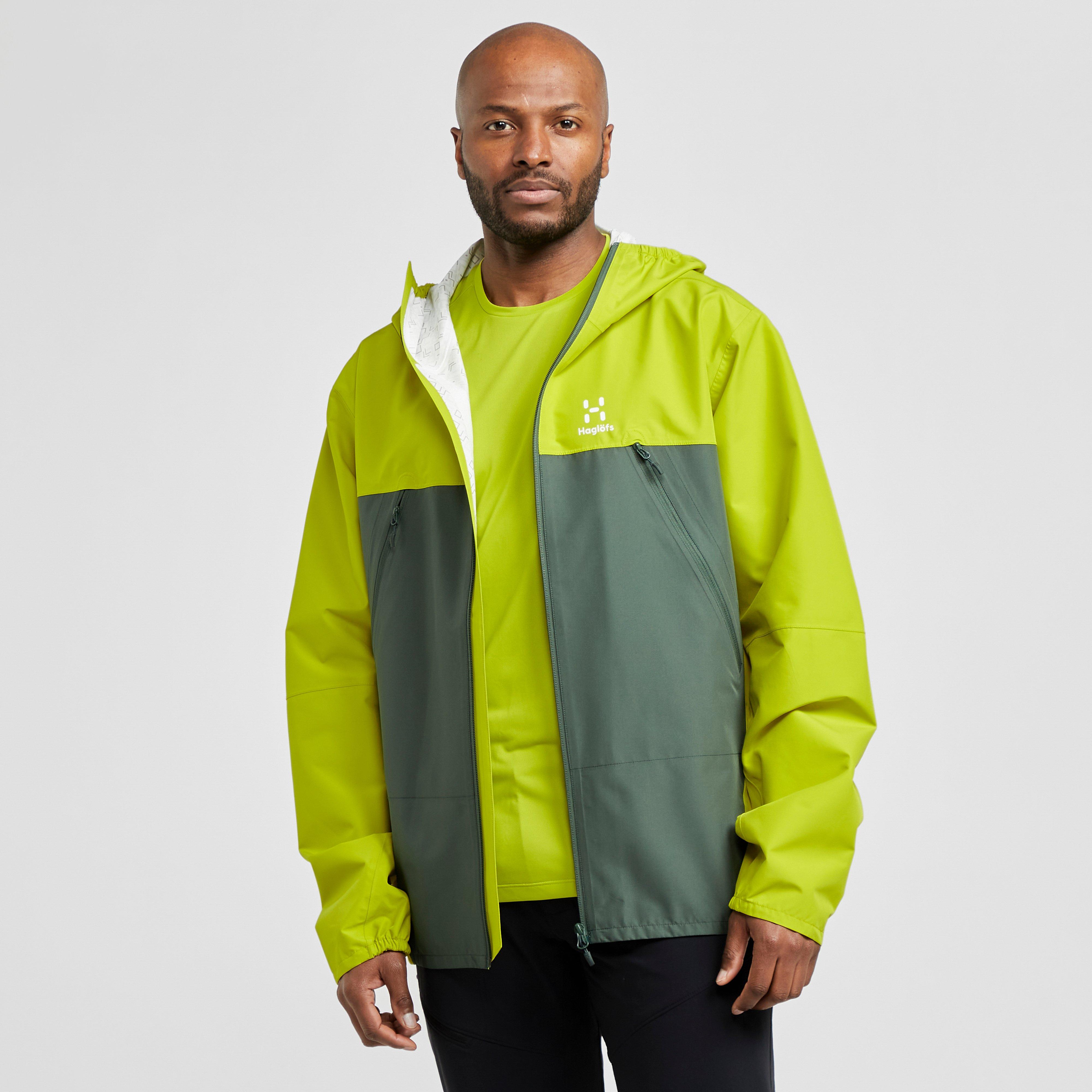 Haglofs Mens Spira Waterproof Jacket - Green/green  Green/green