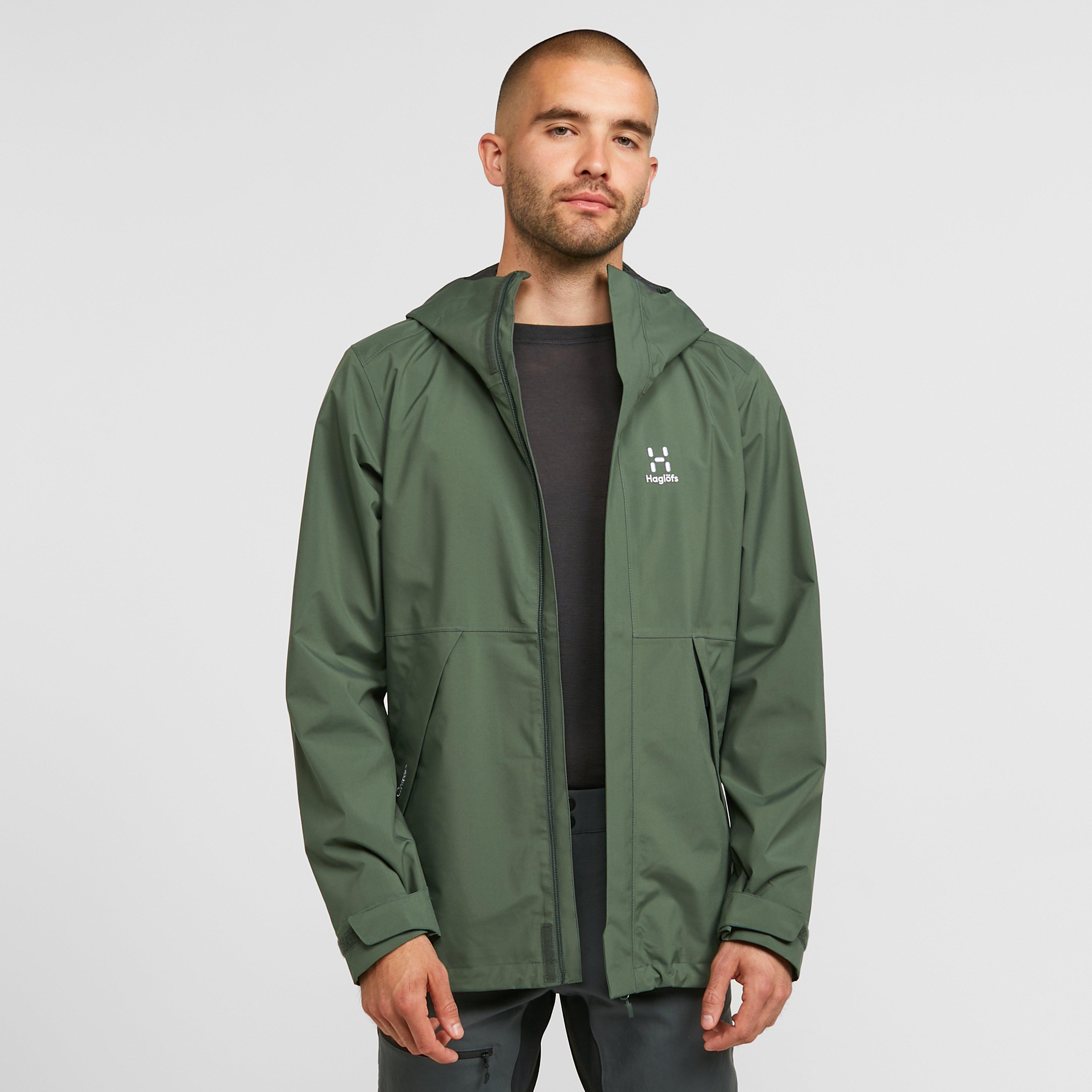 Haglofs Mens Tjarn Waterproof Jacket - Green/green  Green/green