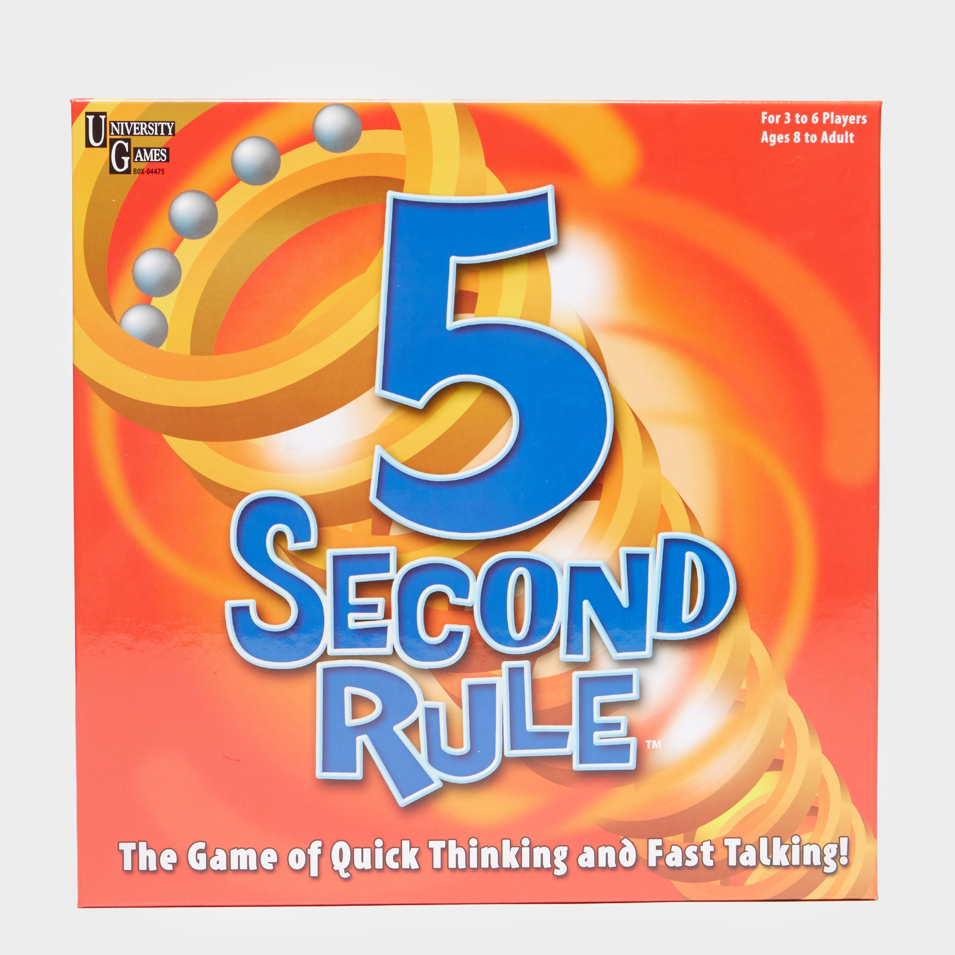 Hasbro 5 Second Rule Board Game - Orange/orange  Orange/orange